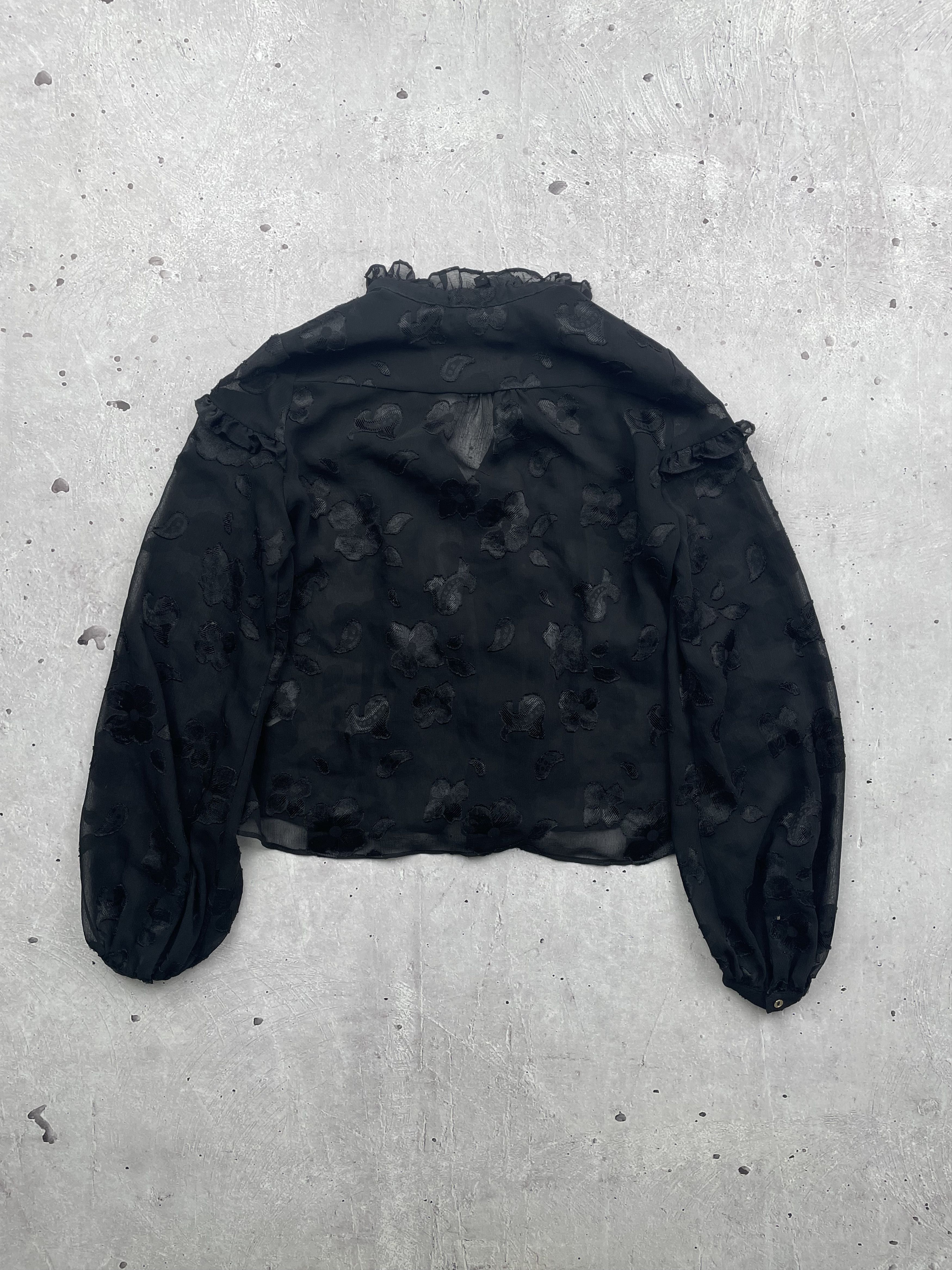 Japanese Brand × Vintage Vintage Mesh Blouses Size M / US 6-8 / IT 42-44 - 5 Thumbnail