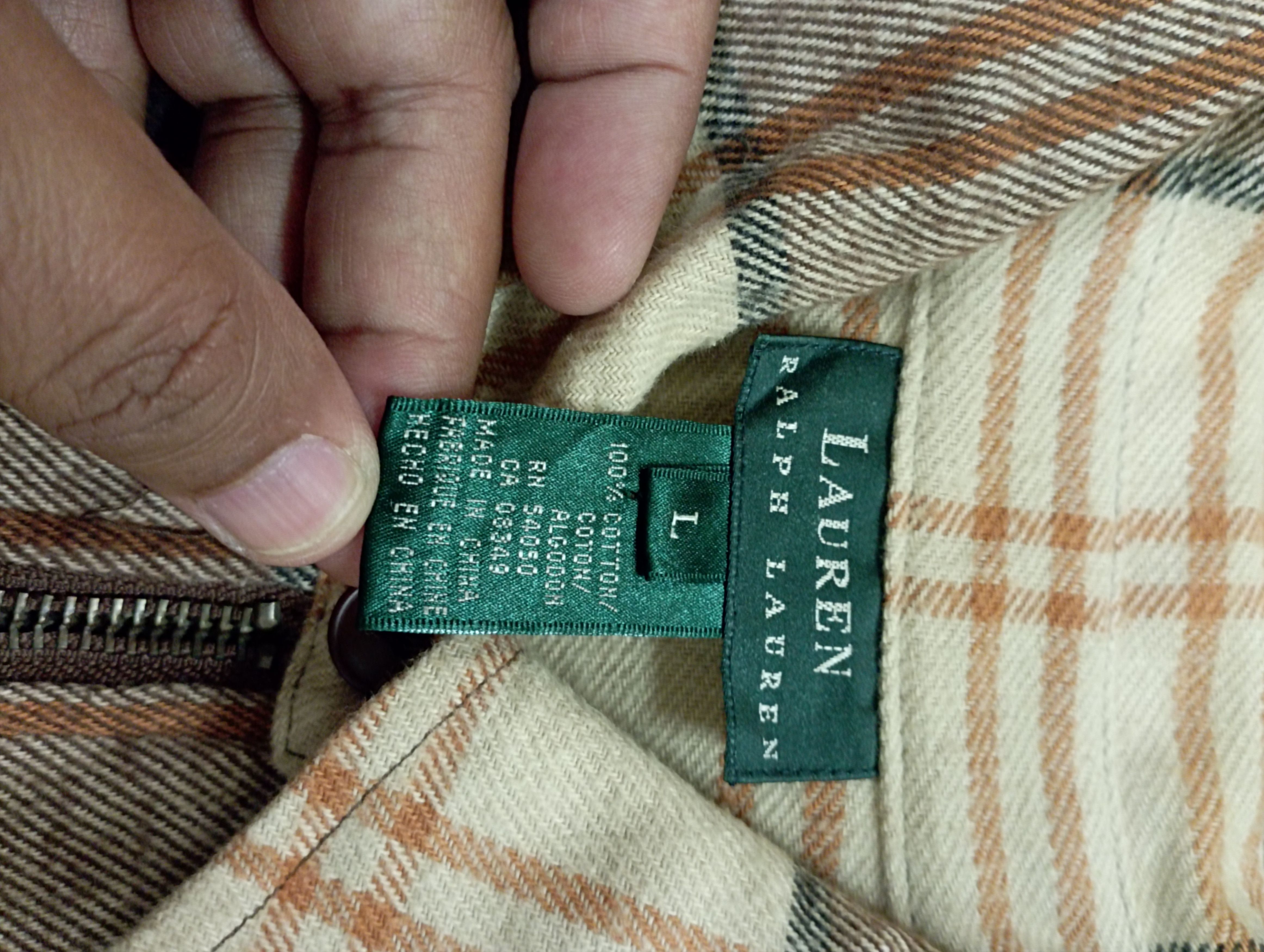 Ralph Lauren Lauren Ralph Lauren Vintage Classic Tartan Zip Up Jacket Size US L / EU 52-54 / 3 - 12 Thumbnail
