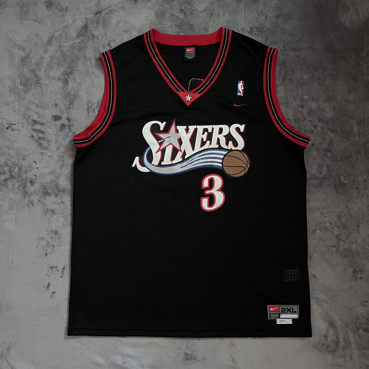 Nike Vintage Y2K Nike NBA Philadelphia Sixers Jersey - Iverson #3 | Grailed