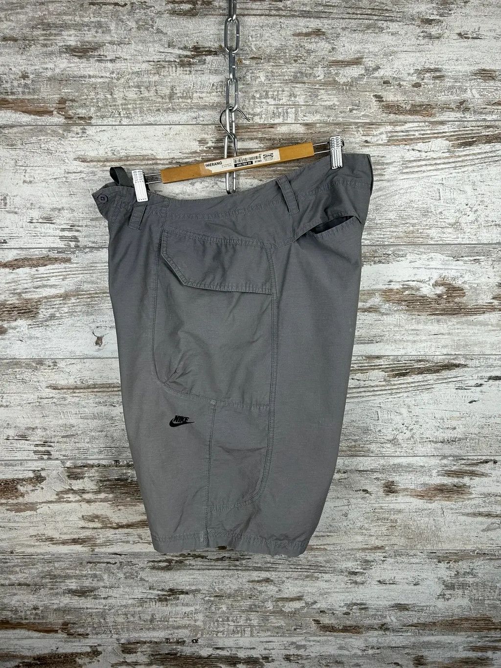 Nike × Vintage Mens Vintage Nike Cargo shorts streetwear y2k rare drill acg Size US 36 / EU 52 - 3 Thumbnail