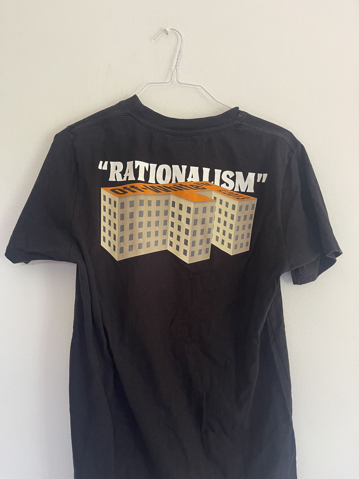 Off-White Off white ”RATIONALISM” TEE Size US S / EU 44-46 / 1 - 5 Thumbnail