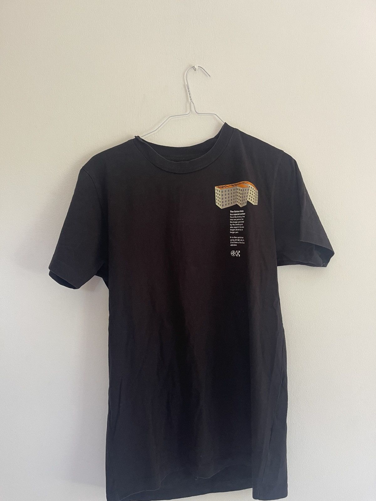 Off-White Off white ”RATIONALISM” TEE Size US S / EU 44-46 / 1 - 3 Thumbnail