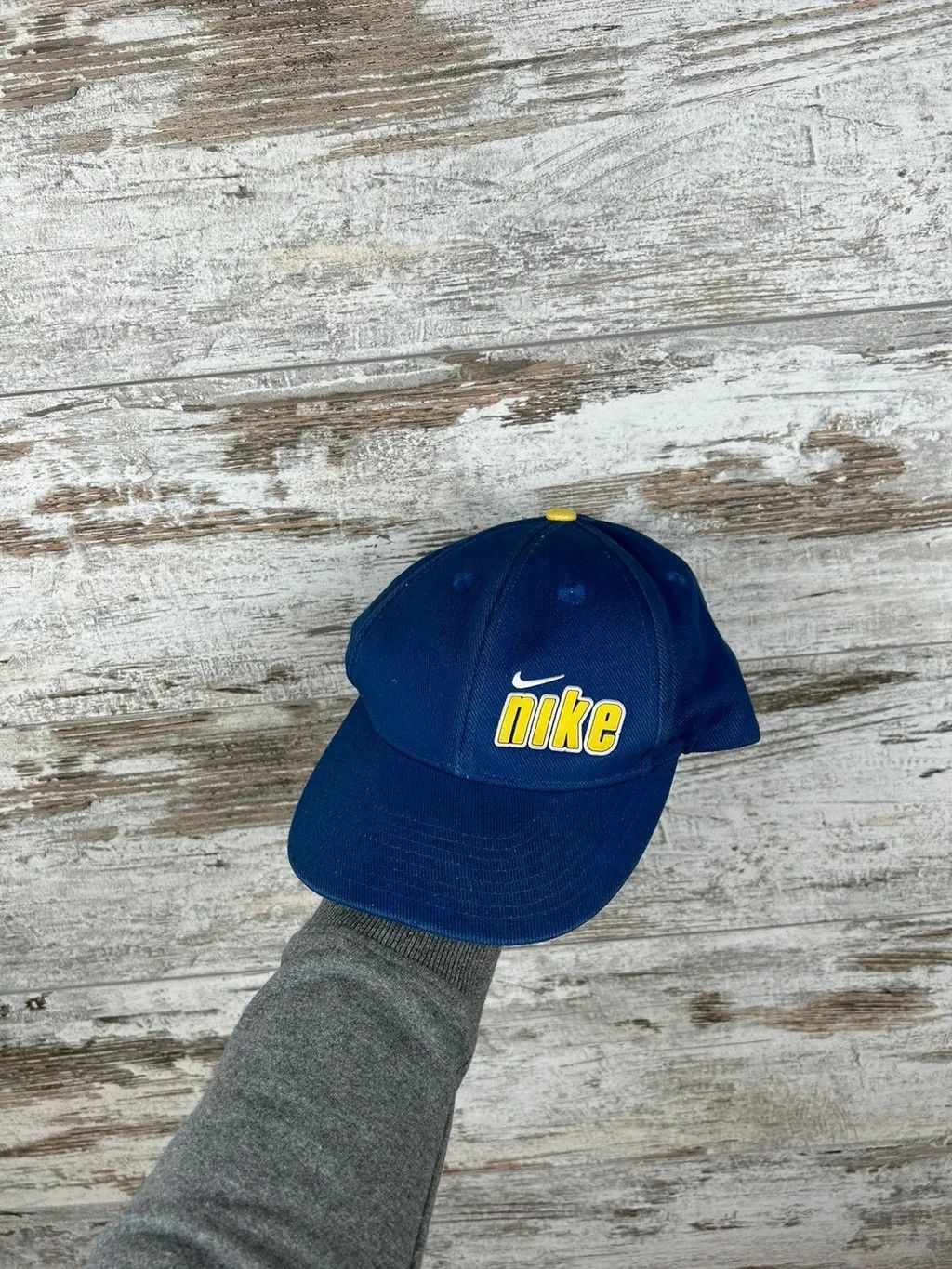 Nike × Vintage Mens Vintage Nike cap big logo swoosh rare streetwear y2k Size ONE SIZE - 7 Thumbnail