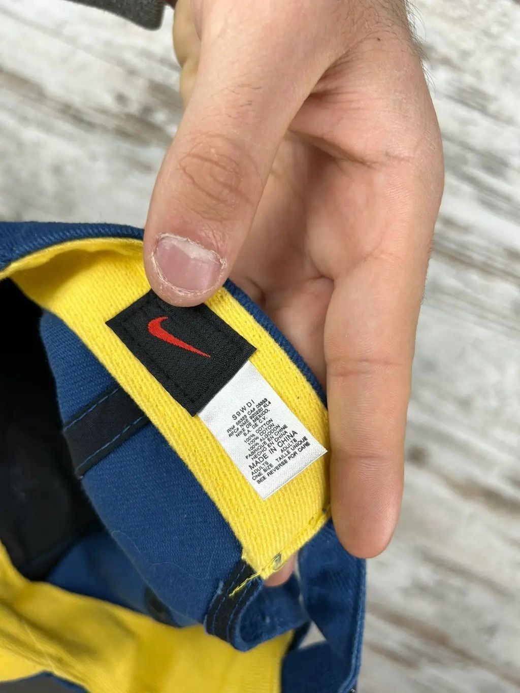 Nike × Vintage Mens Vintage Nike cap big logo swoosh rare streetwear y2k Size ONE SIZE - 6 Thumbnail