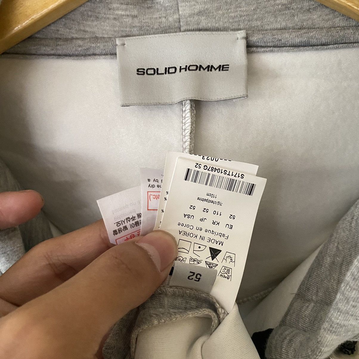 Solid Homme × Wooyoungmi Solid homme by wooyoungmi hoodie Size US M / EU 48-50 / 2 - 5 Thumbnail