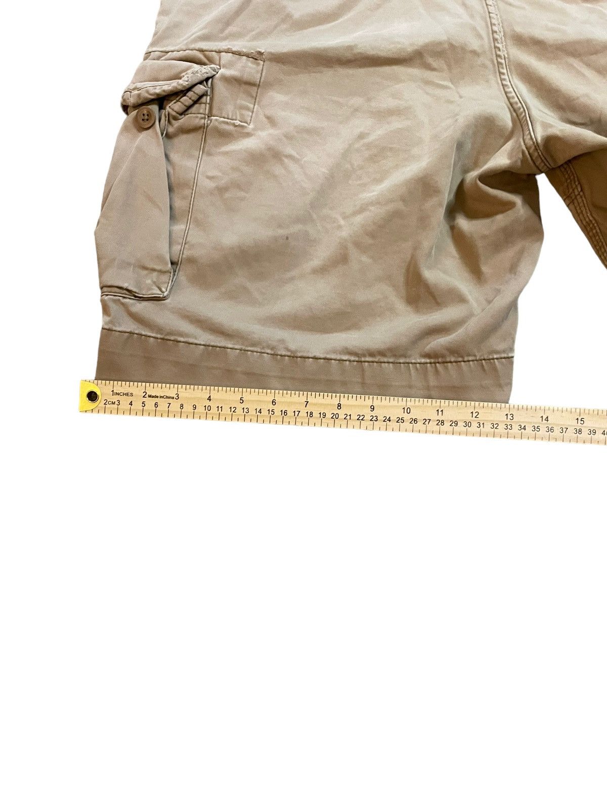 Polo Ralph Lauren × Vintage 1998 Polo Ralph Lauren Distressed Cargo Shorts Size US 38 / EU 54 - 9 Thumbnail