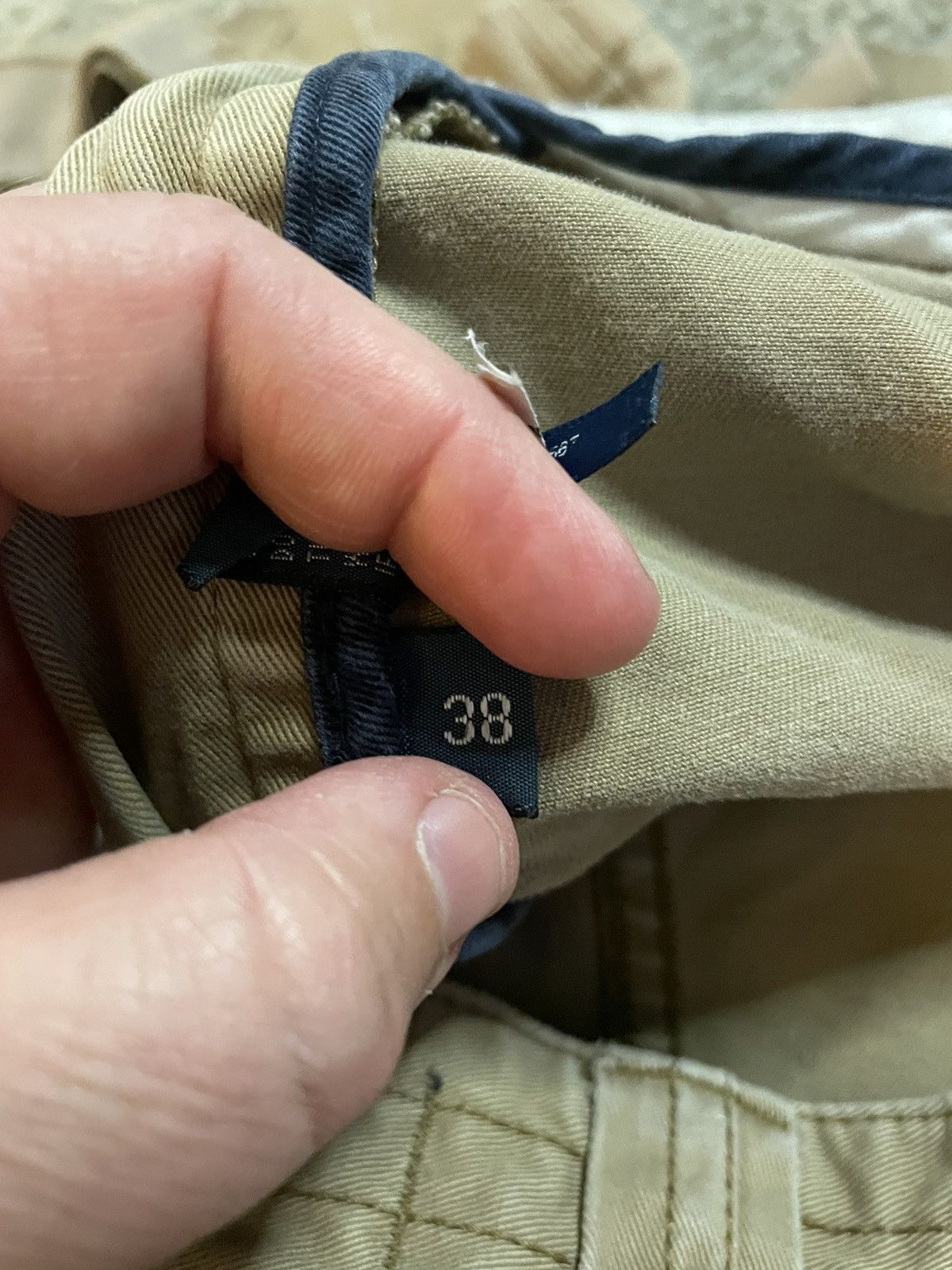 Polo Ralph Lauren × Vintage 1998 Polo Ralph Lauren Distressed Cargo Shorts Size US 38 / EU 54 - 12 Thumbnail