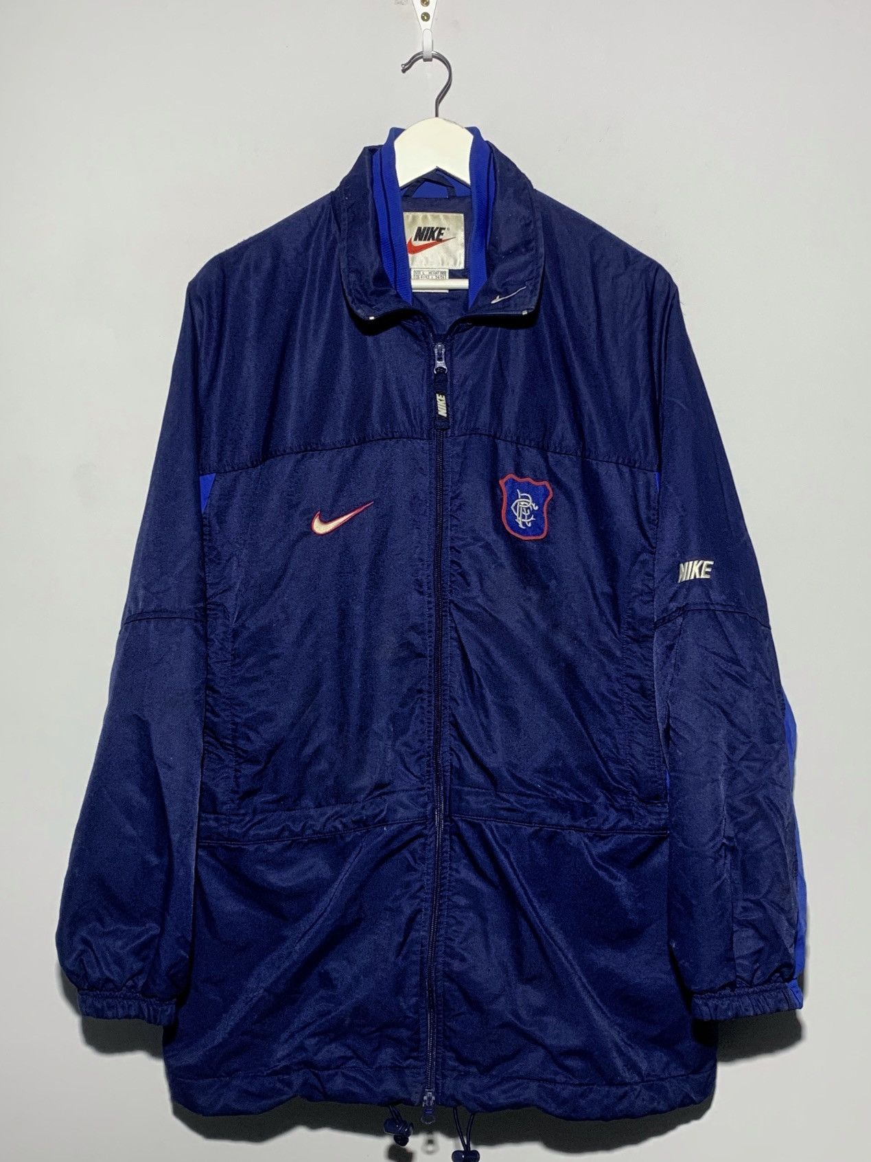 Nike × Vintage Rangers nike vintage 90’s Y2k Streetwear Football Jacket Size US L / EU 52-54 / 3 - 1 Thumbnail