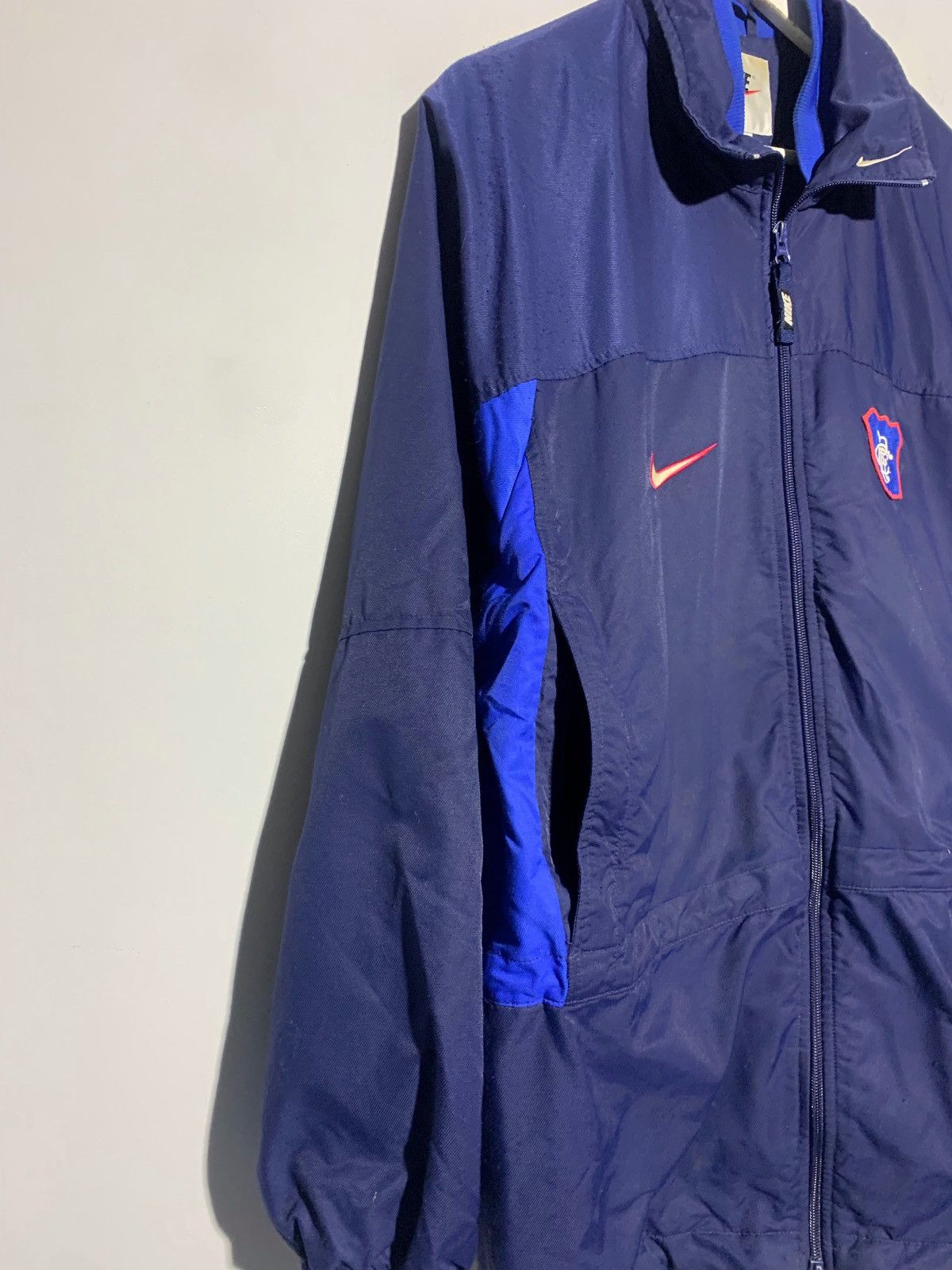 Nike × Vintage Rangers nike vintage 90’s Y2k Streetwear Football Jacket Size US L / EU 52-54 / 3 - 8 Thumbnail