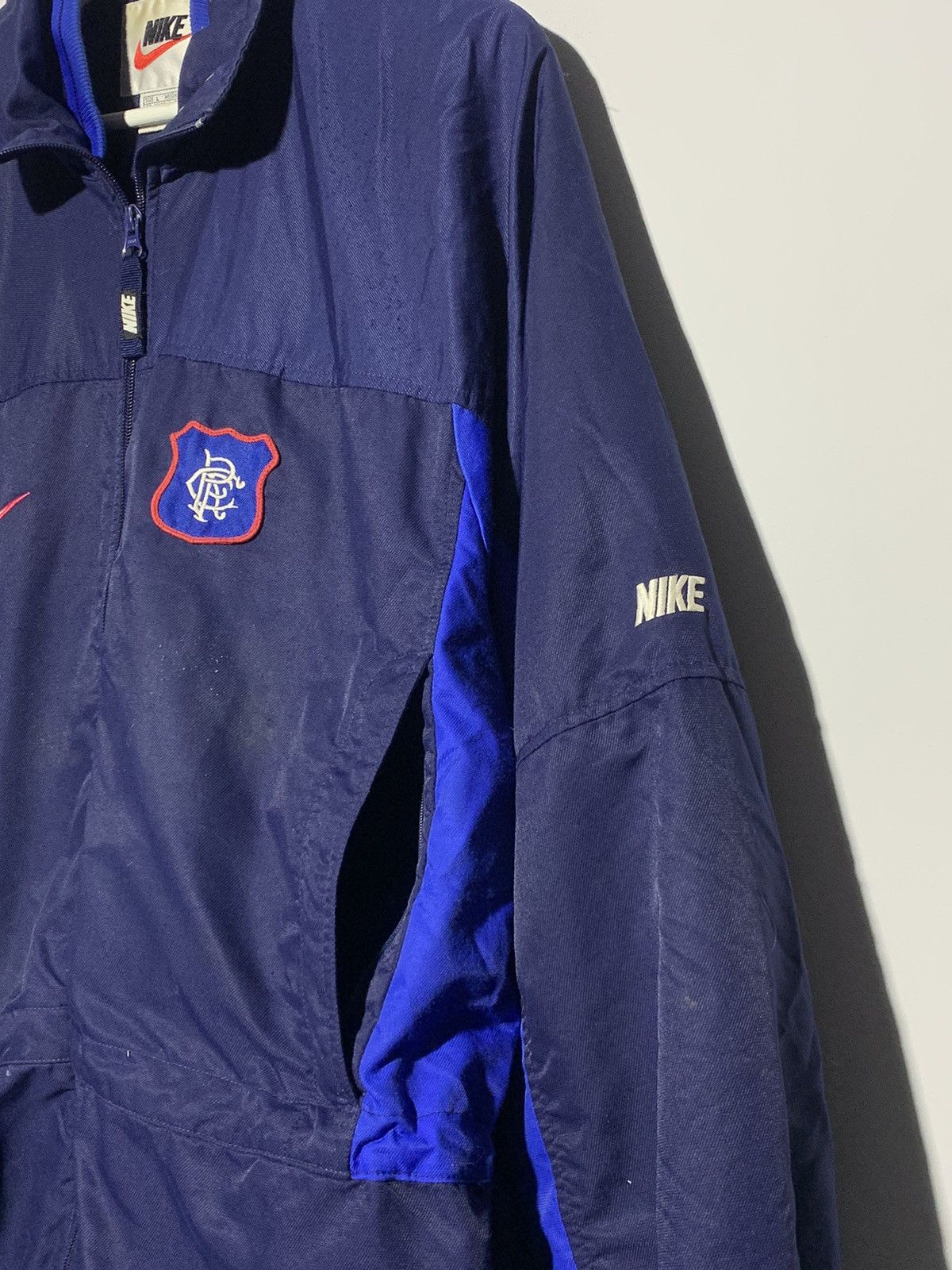 Nike × Vintage Rangers nike vintage 90’s Y2k Streetwear Football Jacket Size US L / EU 52-54 / 3 - 9 Thumbnail