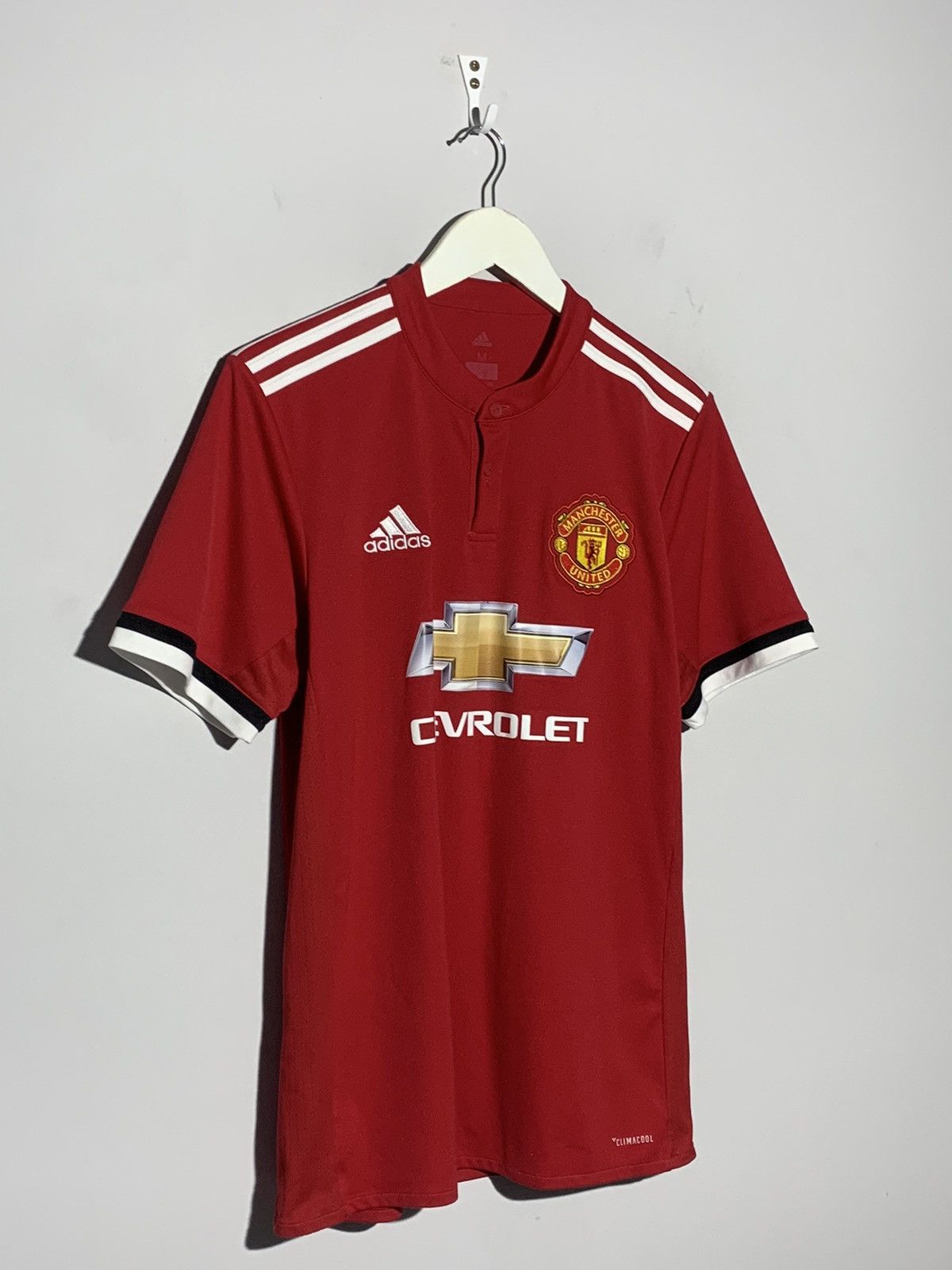 Adidas Manchester United Adidas 2017/18 Y2k Football Shirt Size US M / EU 48-50 / 2 - 2 Thumbnail