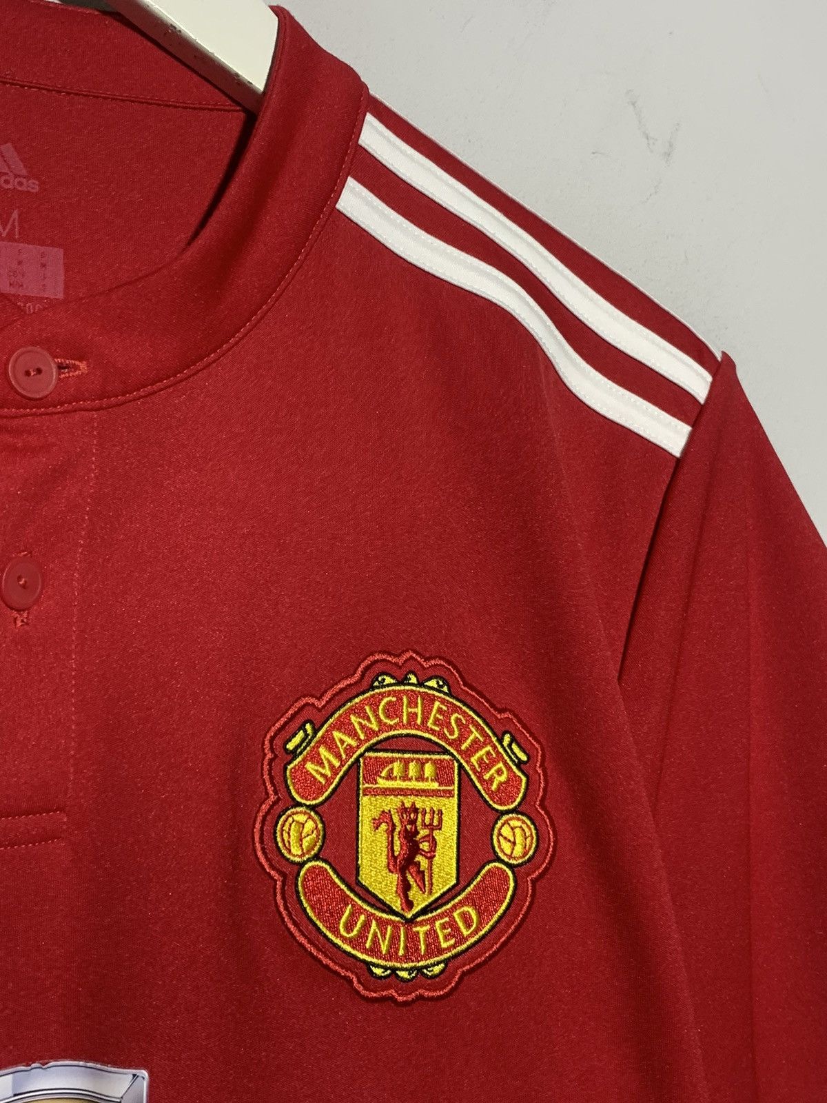 Adidas Manchester United Adidas 2017/18 Y2k Football Shirt Size US M / EU 48-50 / 2 - 3 Thumbnail