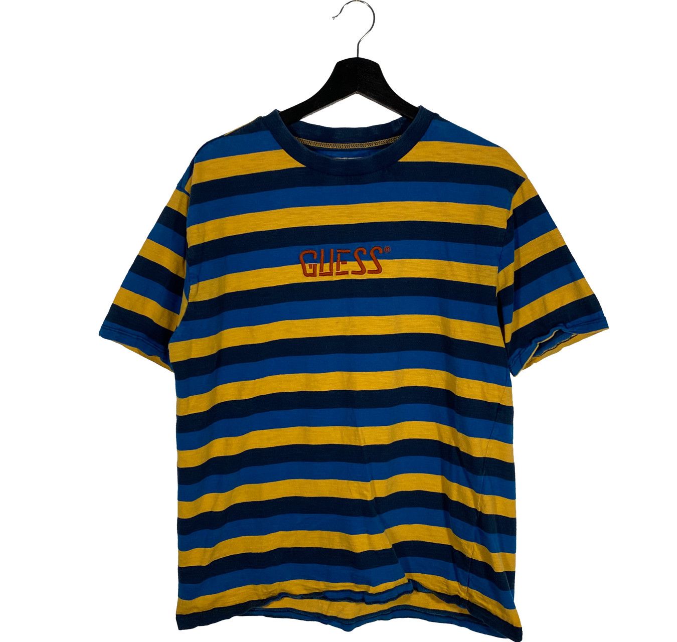 Guess Guess Embroidered Logo Striped T-Shirt Size US S / EU 44-46 / 1 - 1 Thumbnail