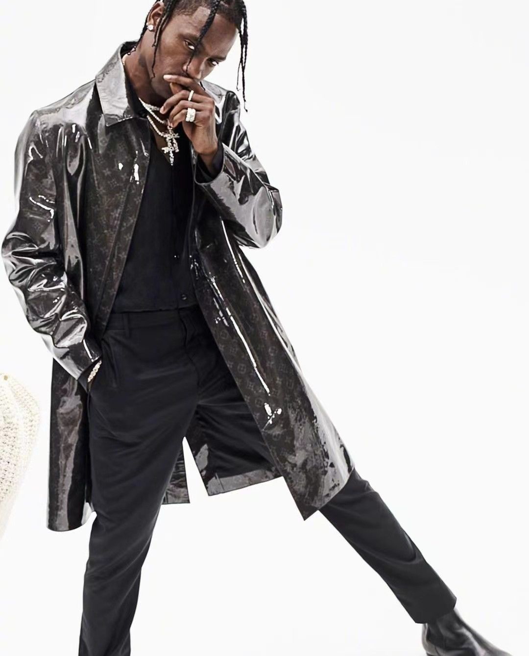 Travis scott trench coat top