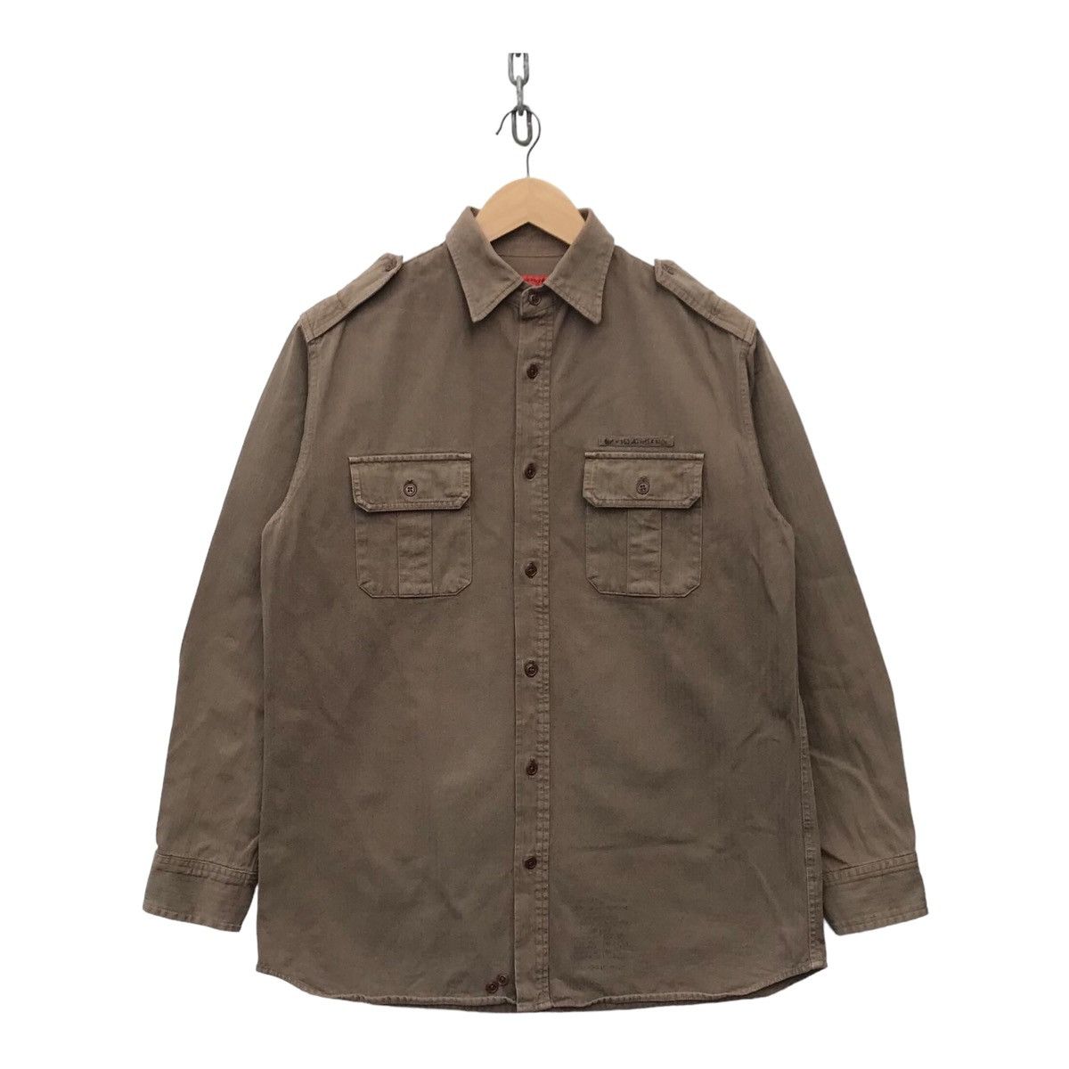 Avirex Officers Uniform Military Hbt Button Ups Shirt