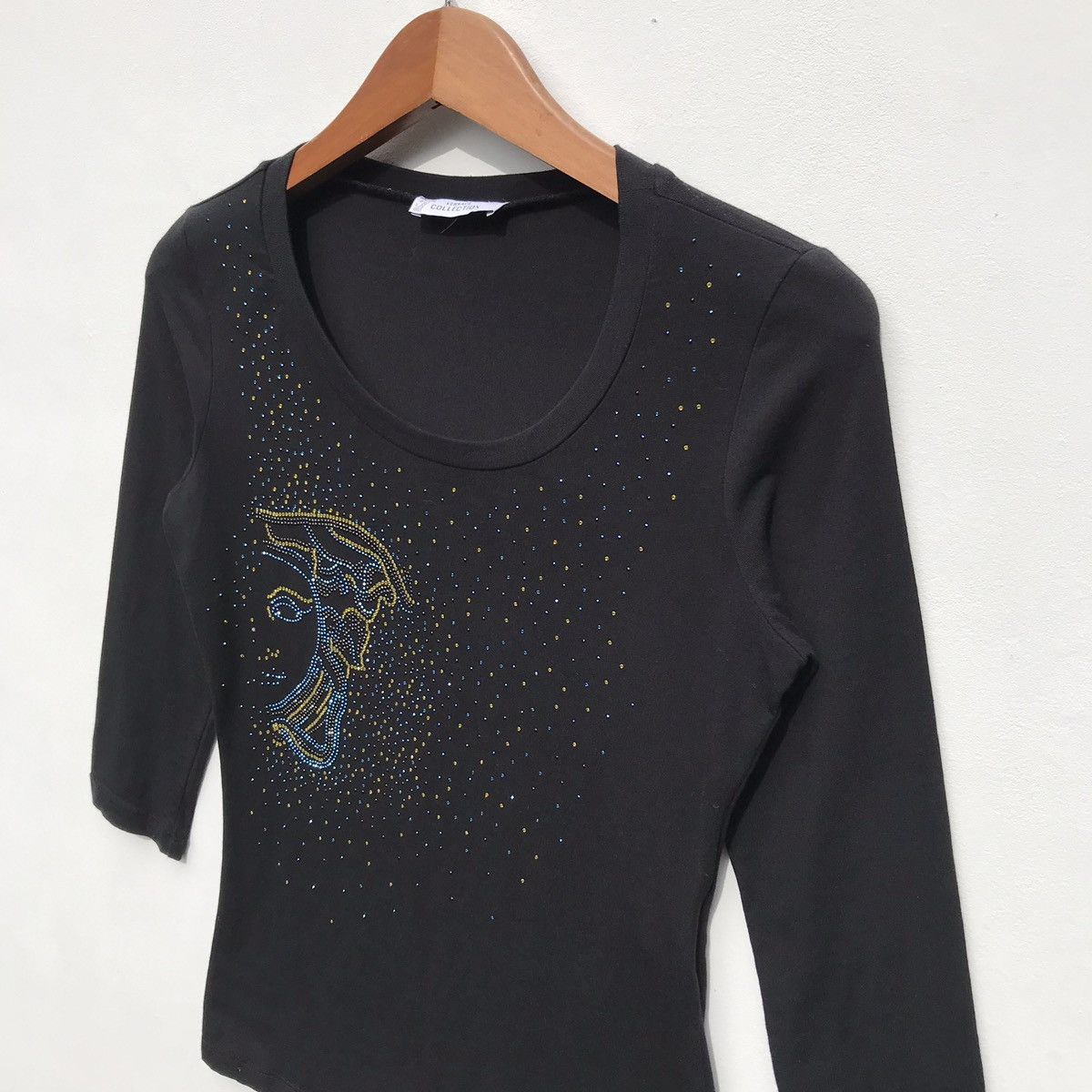 Versace × Vintage Versace Collection Diamond Tee Gianni Versace Luxury Brand Size S / US 4 / IT 40 - 5 Thumbnail