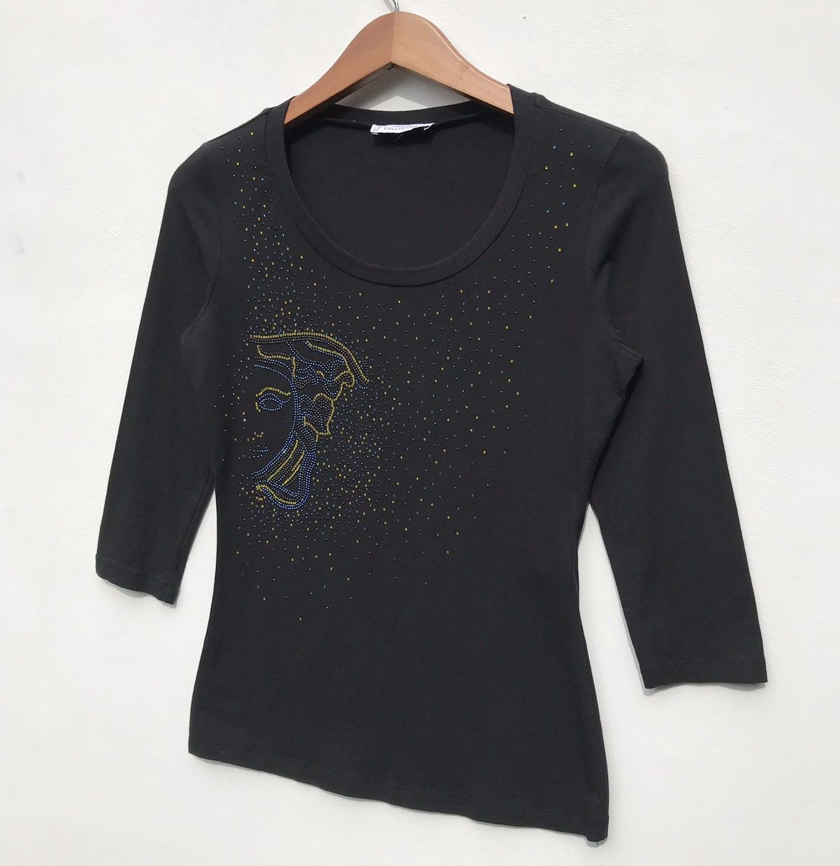 Versace × Vintage Versace Collection Diamond Tee Gianni Versace Luxury Brand Size S / US 4 / IT 40 - 3 Thumbnail