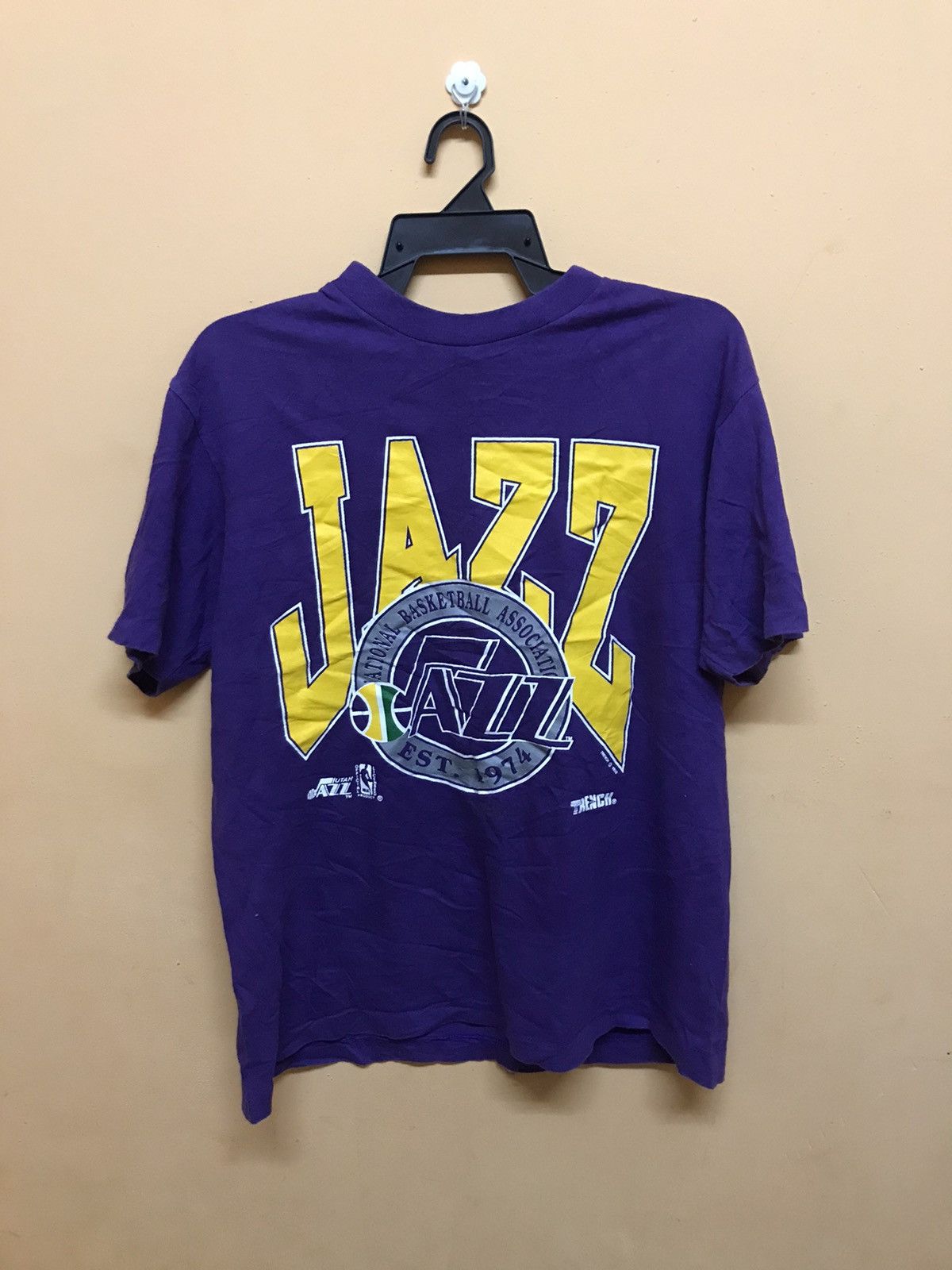 NBA × Vintage Vintage 1992 Utah Jazz Shirt Size US L / EU 52-54 / 3 - 1 Thumbnail