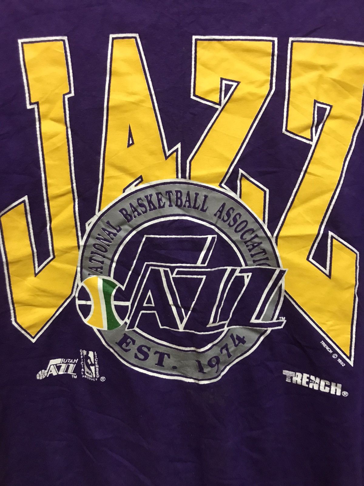 NBA × Vintage Vintage 1992 Utah Jazz Shirt Size US L / EU 52-54 / 3 - 2 Thumbnail