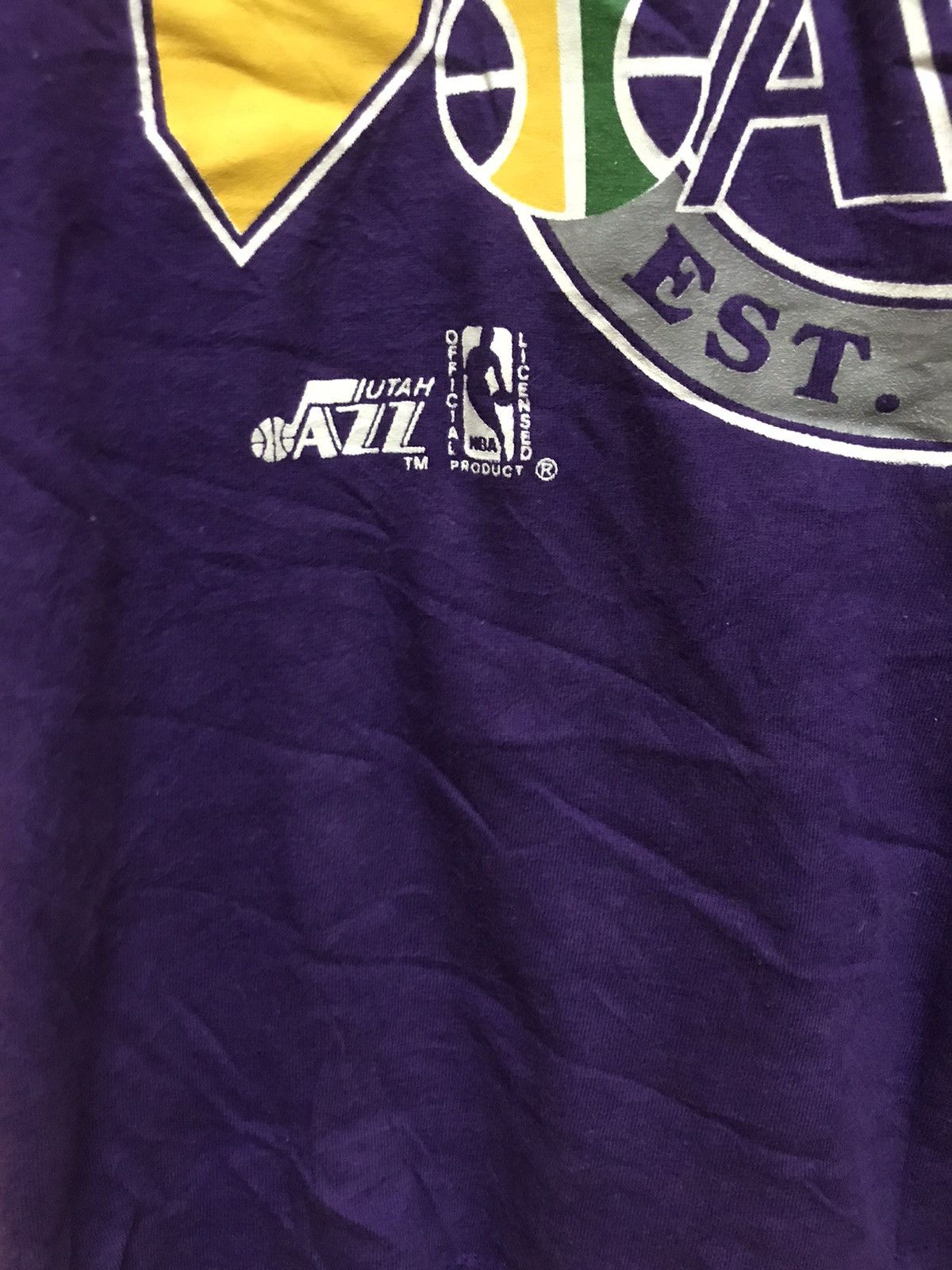 NBA × Vintage Vintage 1992 Utah Jazz Shirt Size US L / EU 52-54 / 3 - 4 Thumbnail