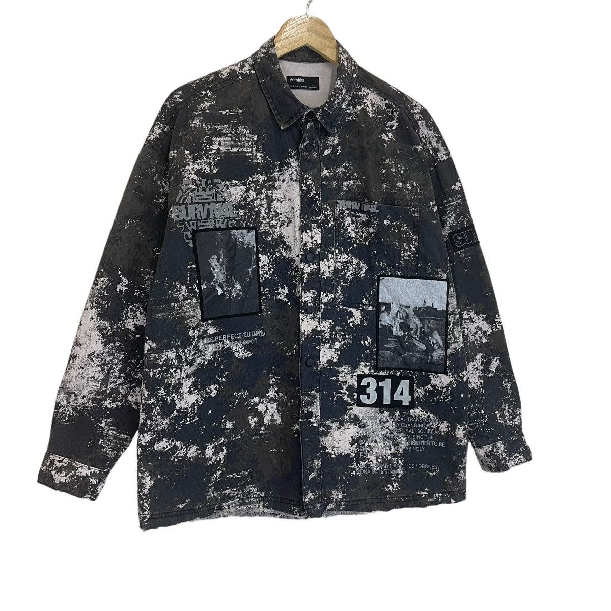 Bershka Rare🔥 Bershka Survival Padded Jacket Size US M / EU 48-50 / 2 - 2 Thumbnail
