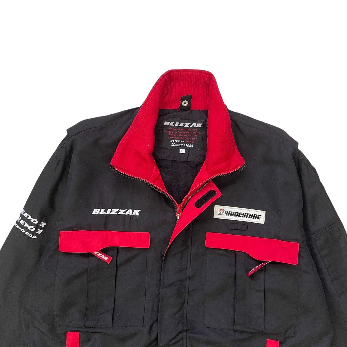 Japanese Brand Vintage Bridgestone Blizzak Zipper Jacket Size L Size US L / EU 52-54 / 3 - 2 Thumbnail