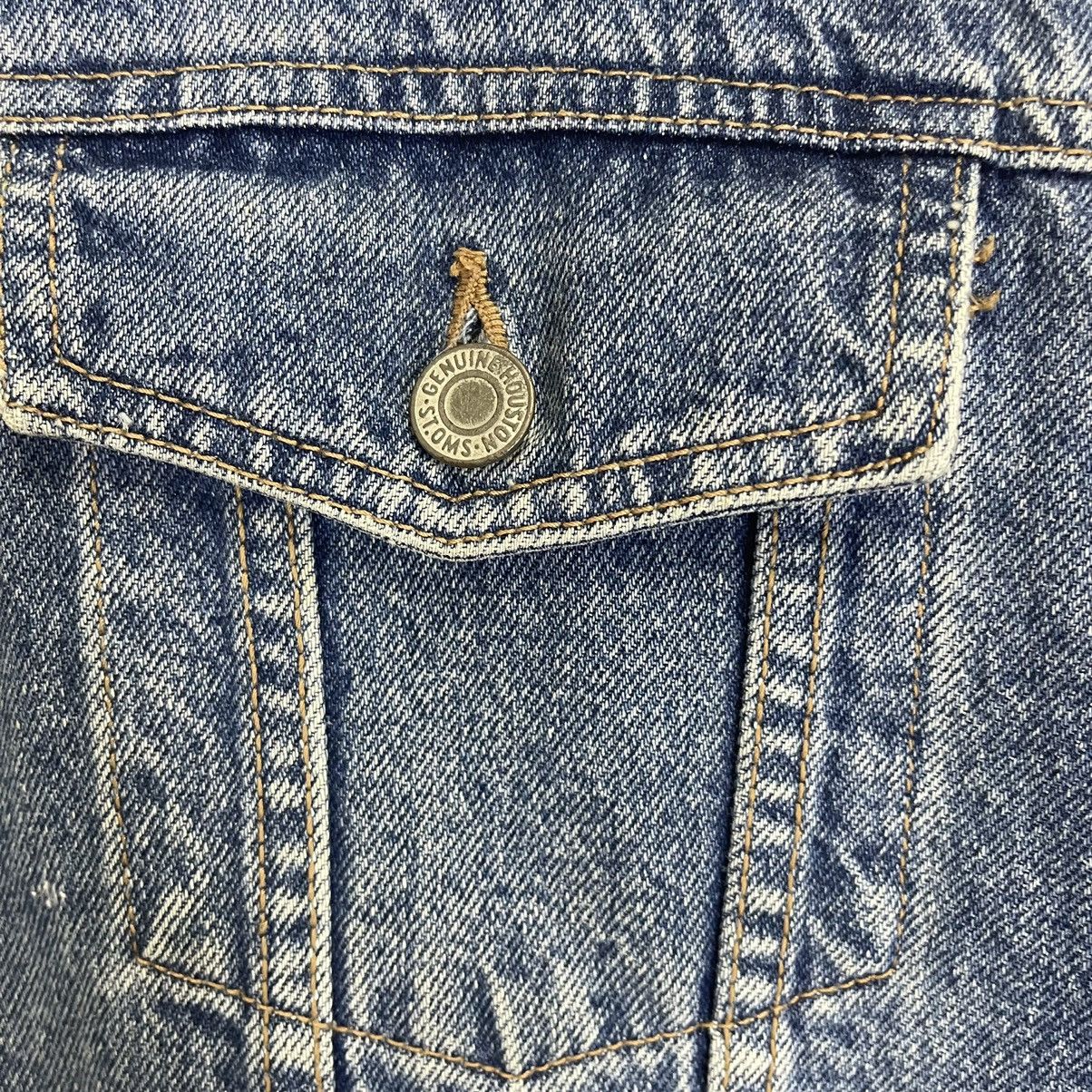 Other RARE Vintage 80s Houston Trucker Denim Jacket Size US M / EU 48-50 / 2 - 5 Thumbnail