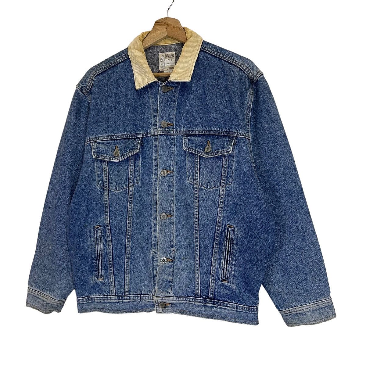 Other RARE Vintage 80s Houston Trucker Denim Jacket Size US M / EU 48-50 / 2 - 3 Thumbnail