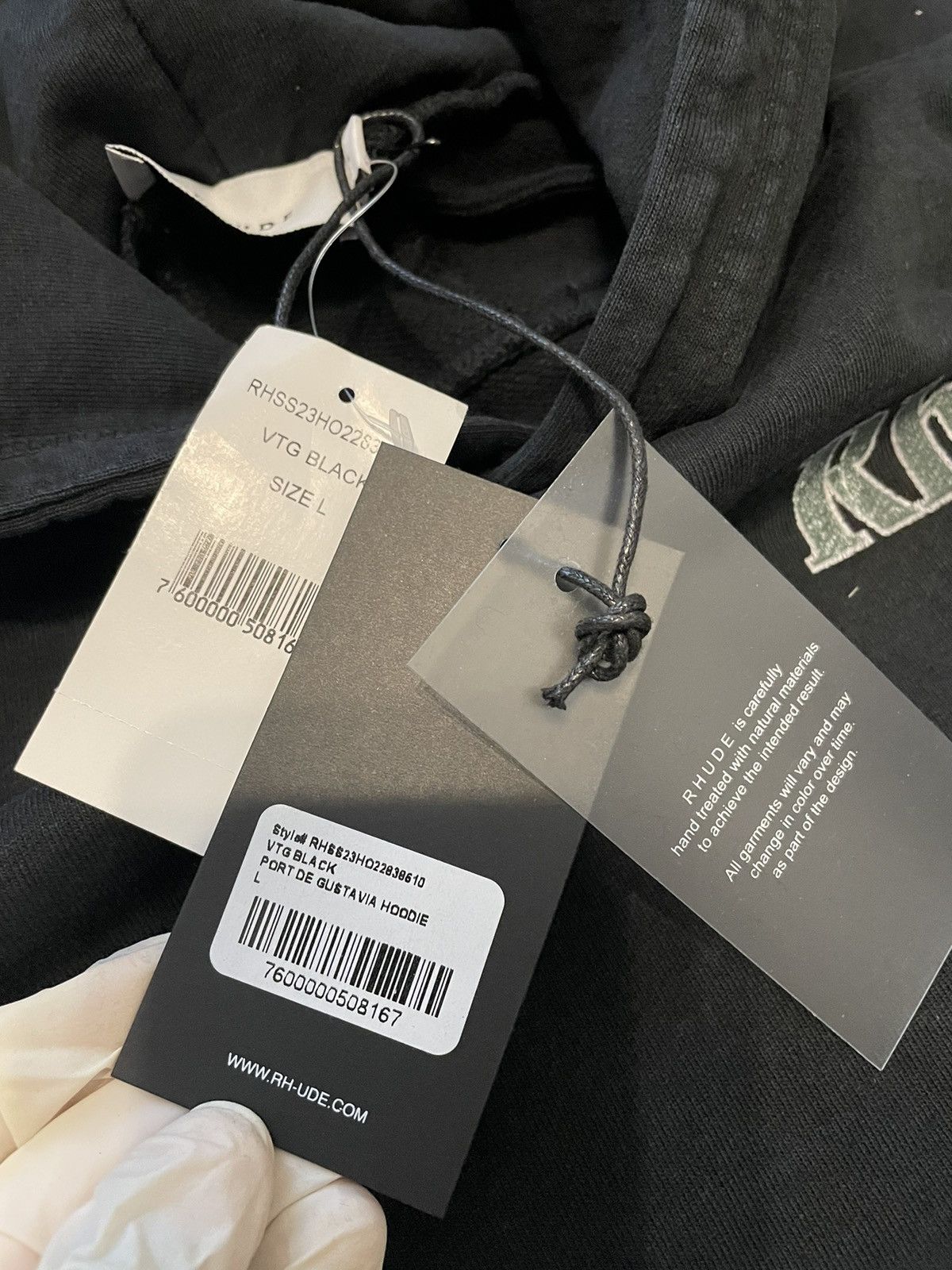 Rhude Rhude port gustavia hoodie Size US L / EU 52-54 / 3 - 3 Thumbnail