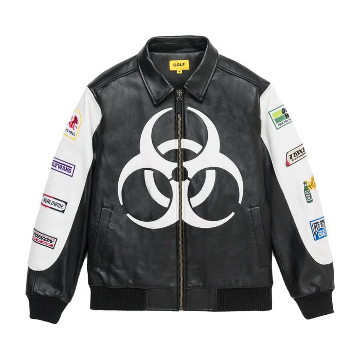 Golfwang Biohazard Racing Leather Jacketタイラーザクリエイター