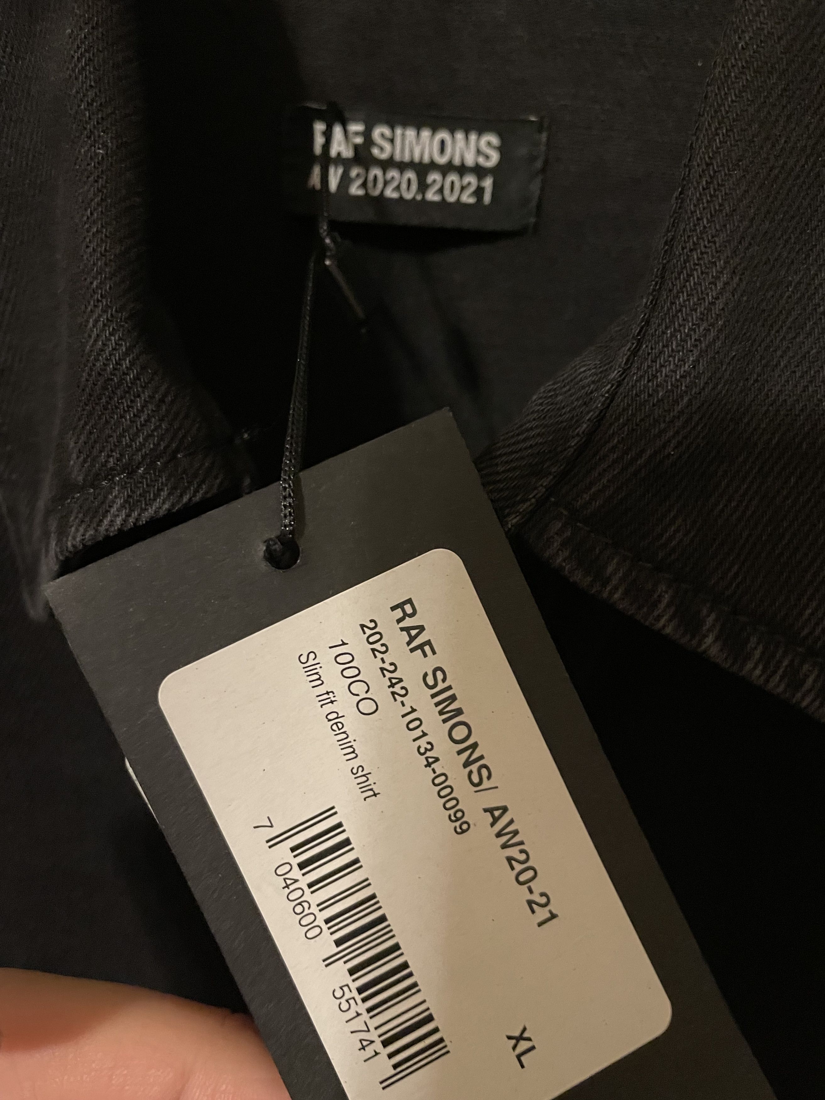 Raf Simons AW 2020 - 2021 Denim Shirt Size US XL / EU 56 / 4 - 4 Thumbnail