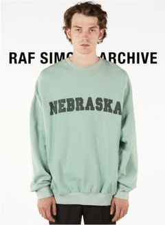 Raf simons clearance nebraska sweatshirt