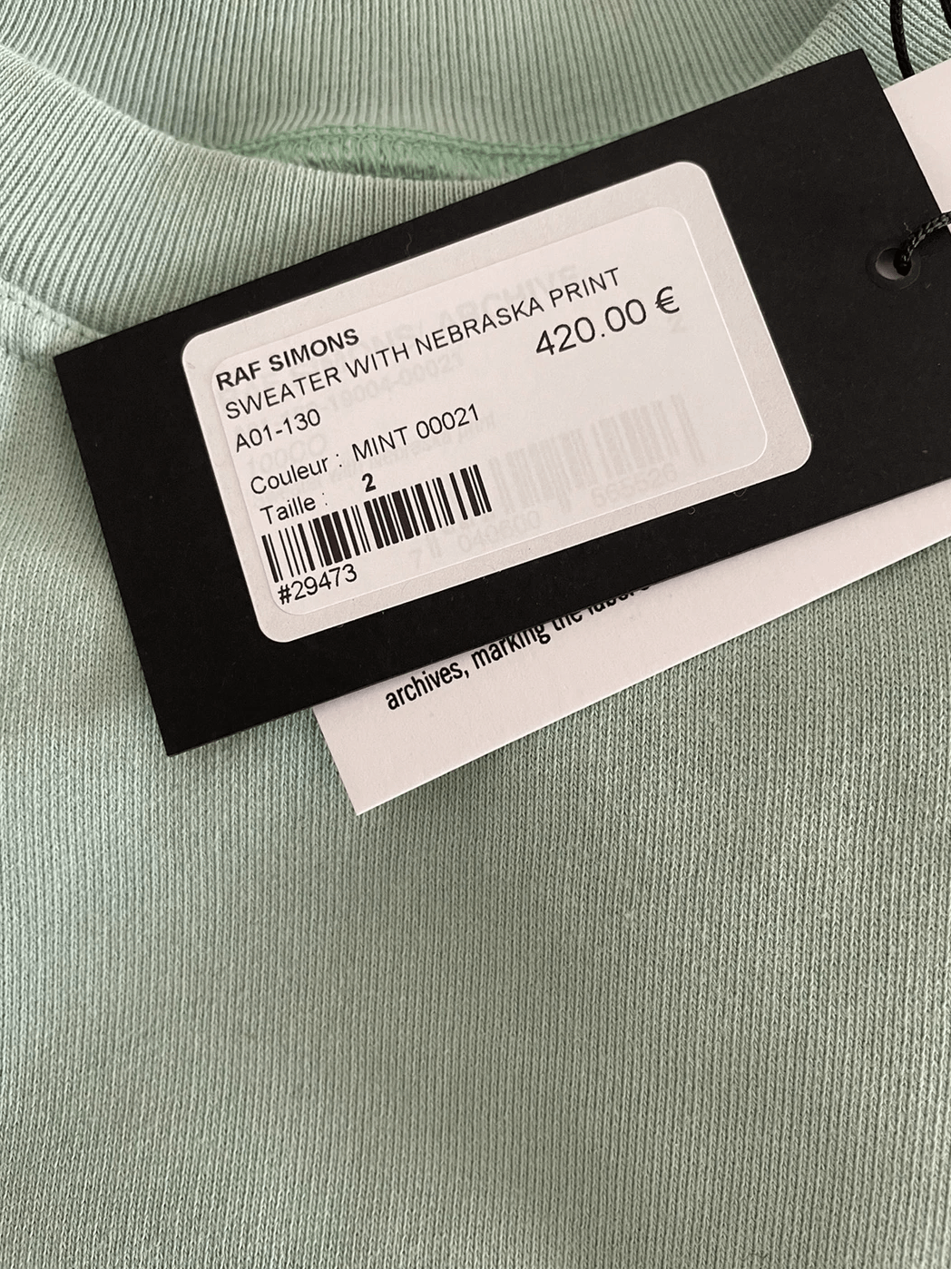 Raf Simons Archive Redux Nebraska Size US M / EU 48-50 / 2 - 7 Thumbnail