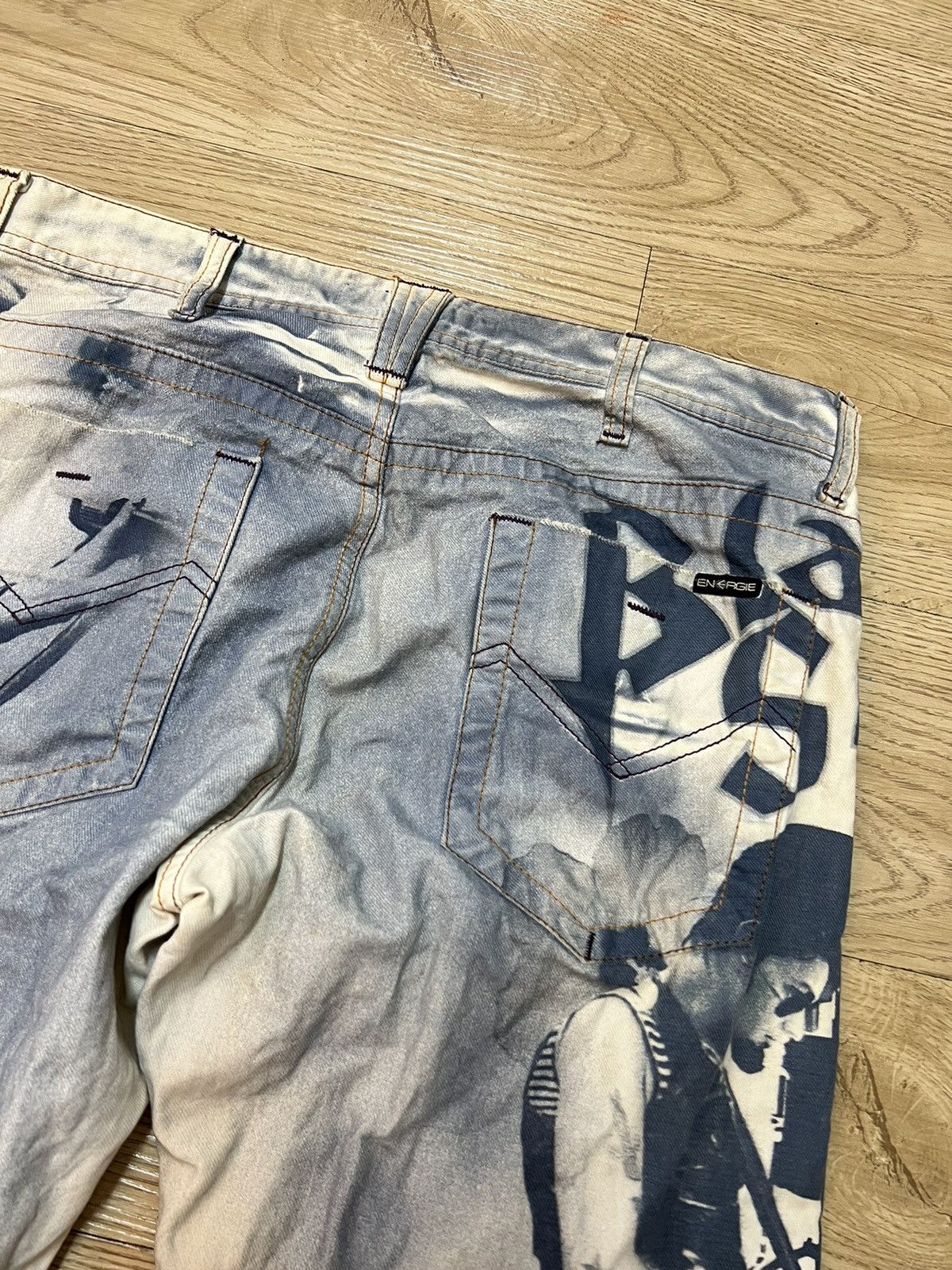 Energie Energie Gold Black Souls Joe Ramones Pants Size US 30 / EU 46 - 10 Thumbnail