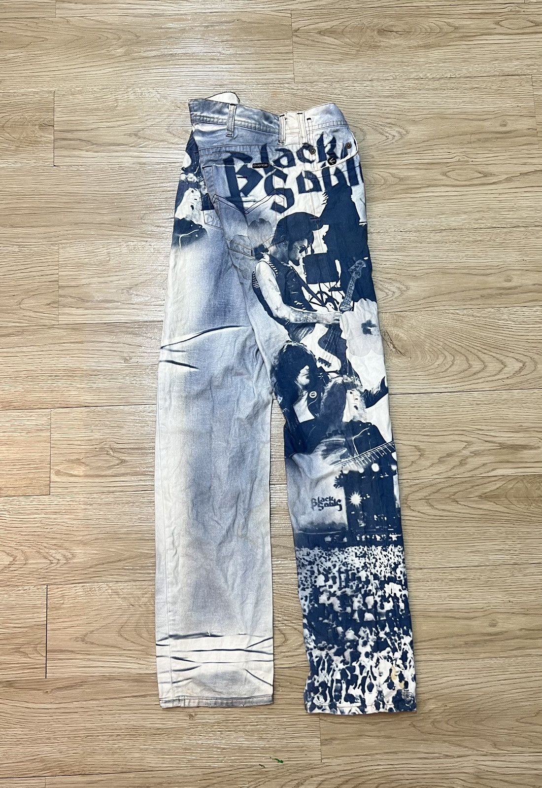 Energie Energie Gold Black Souls Joe Ramones Pants Size US 30 / EU 46 - 2 Thumbnail