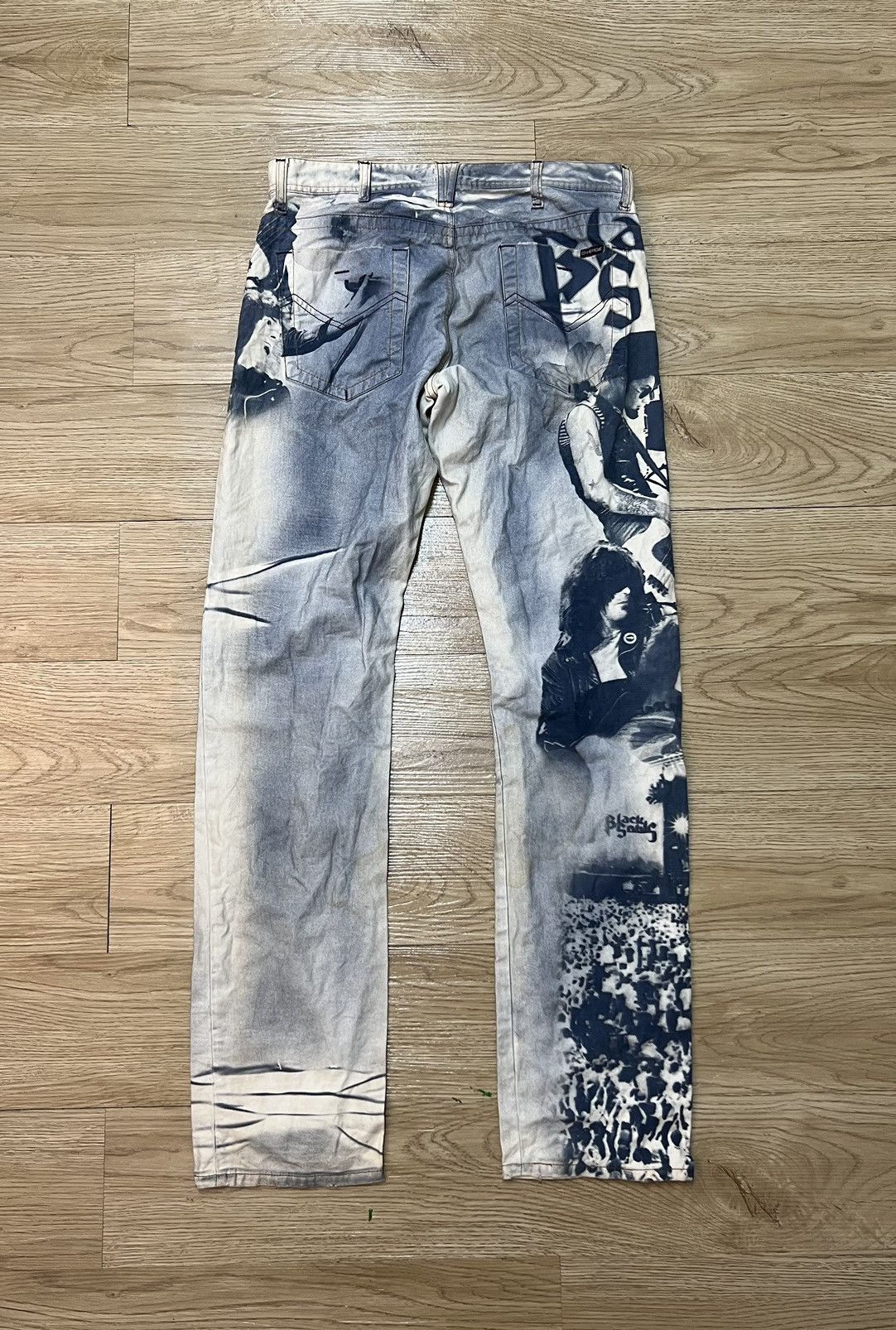 Energie Energie Gold Black Souls Joe Ramones Pants Size US 30 / EU 46 - 3 Thumbnail