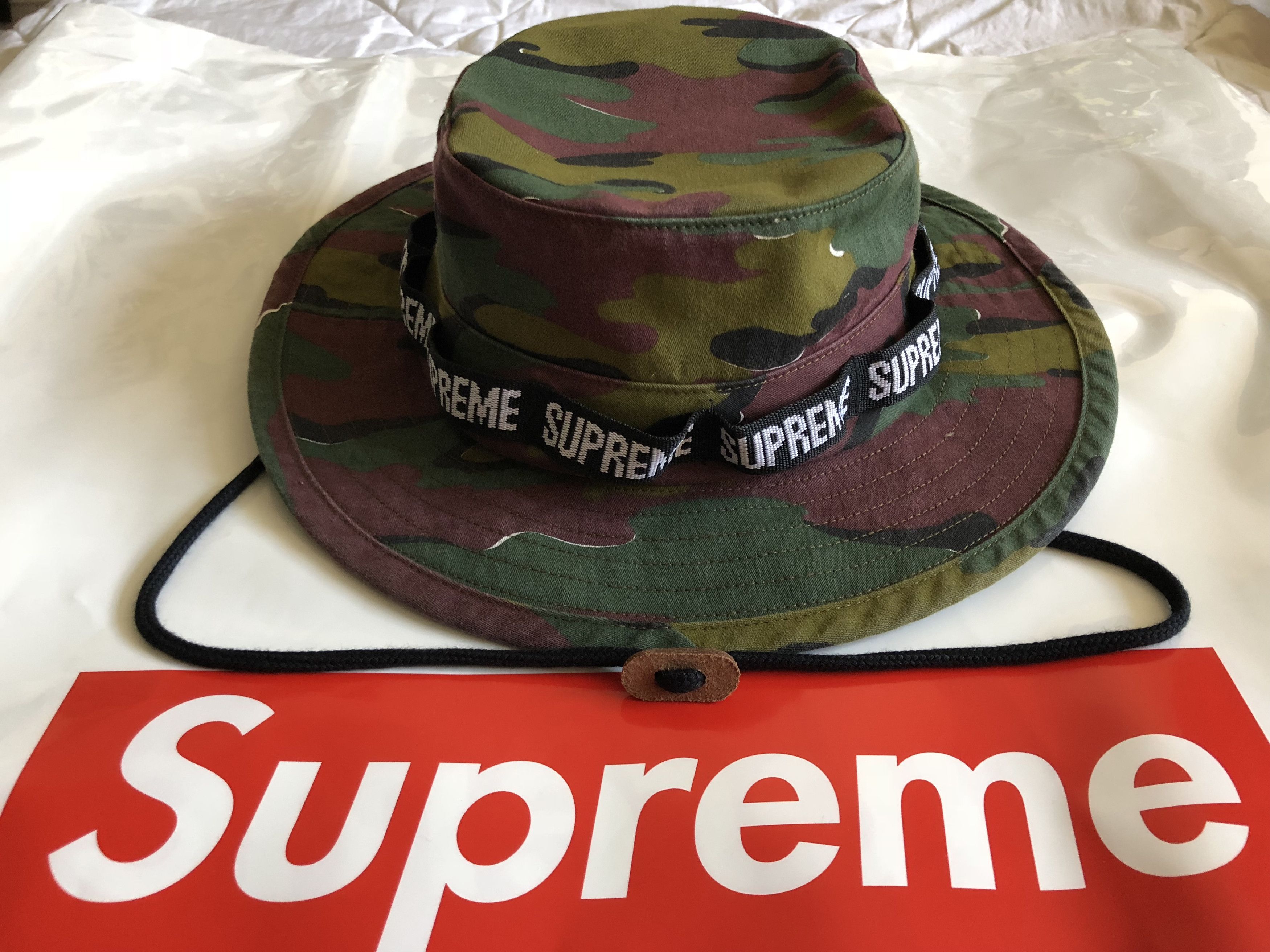 Supreme Supreme Military Boonie Bucket Hat Camo S/M IN HAND READY 