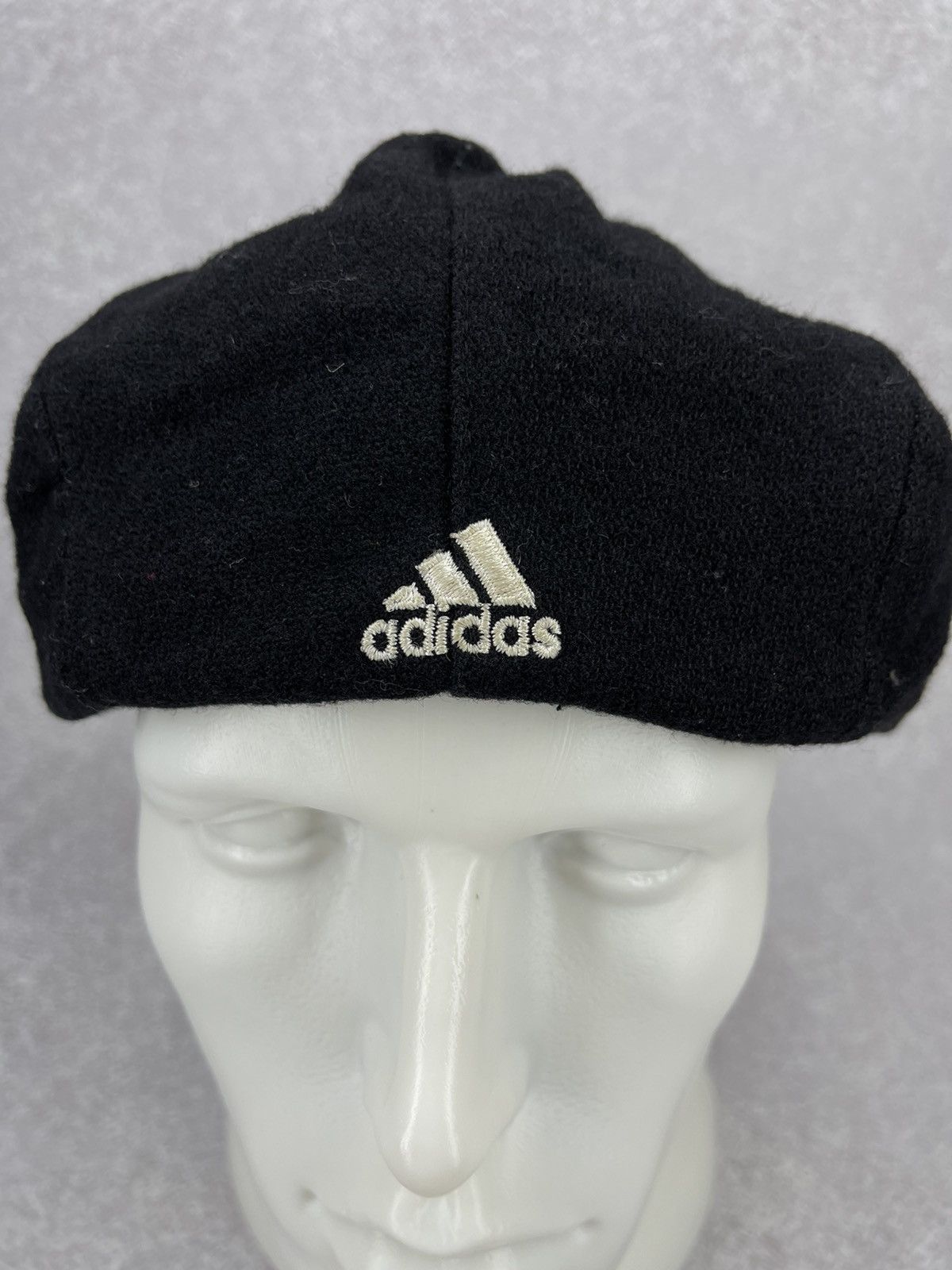 Adidas Adidas Vintage Cap Black Y2K Streetwear Size ONE SIZE - 3 Thumbnail