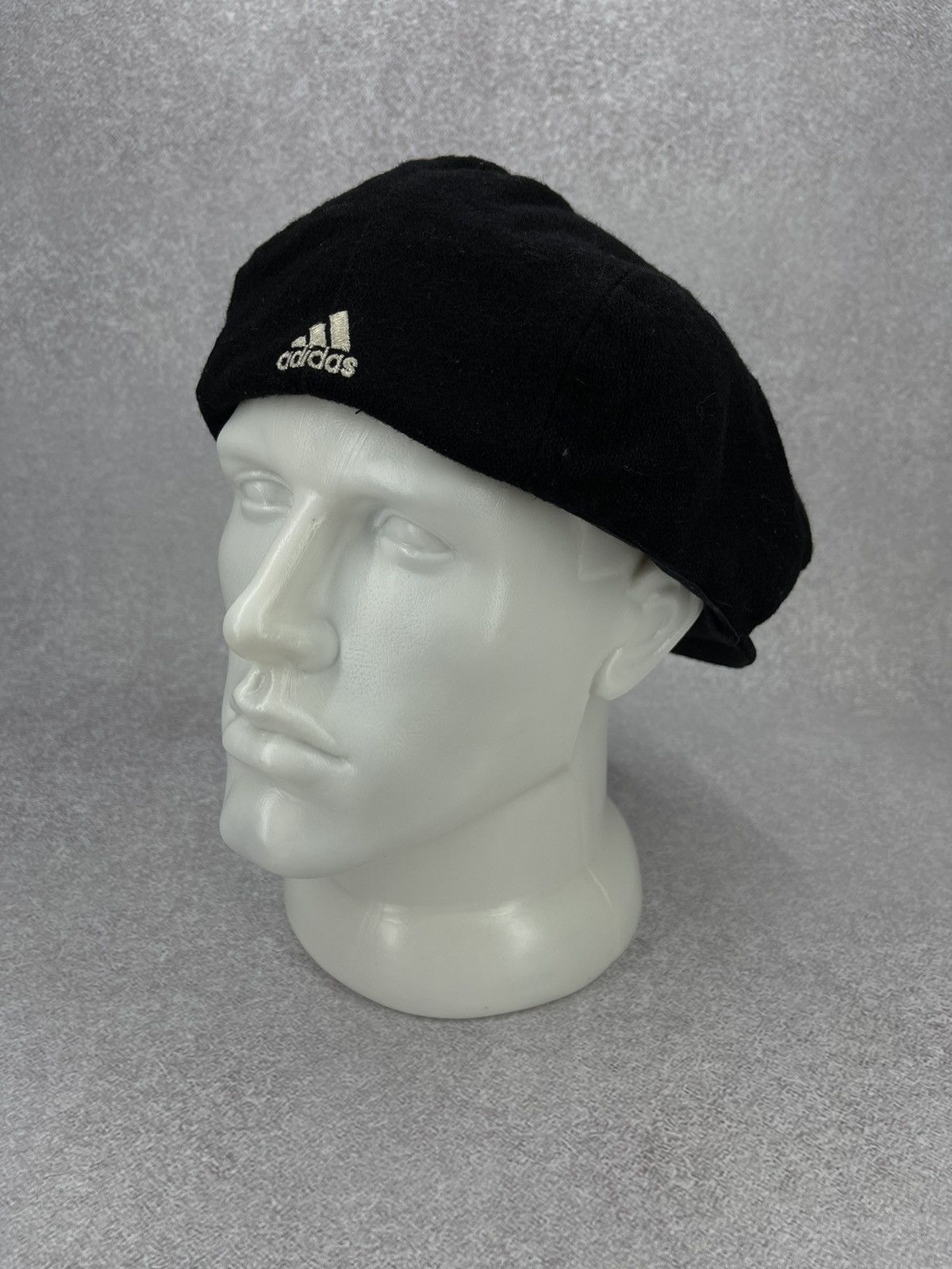 Adidas Adidas Vintage Cap Black Y2K Streetwear Size ONE SIZE - 2 Thumbnail
