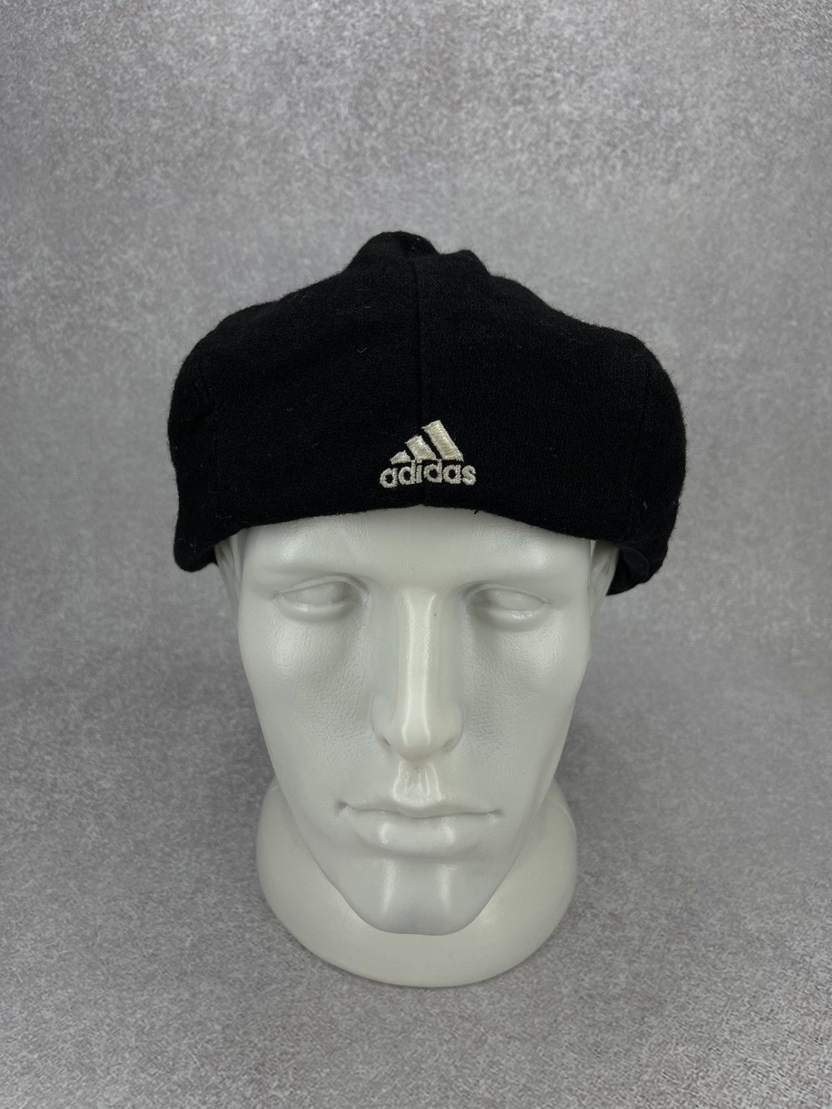 Adidas Adidas Vintage Cap Black Y2K Streetwear Size ONE SIZE - 1 Thumbnail