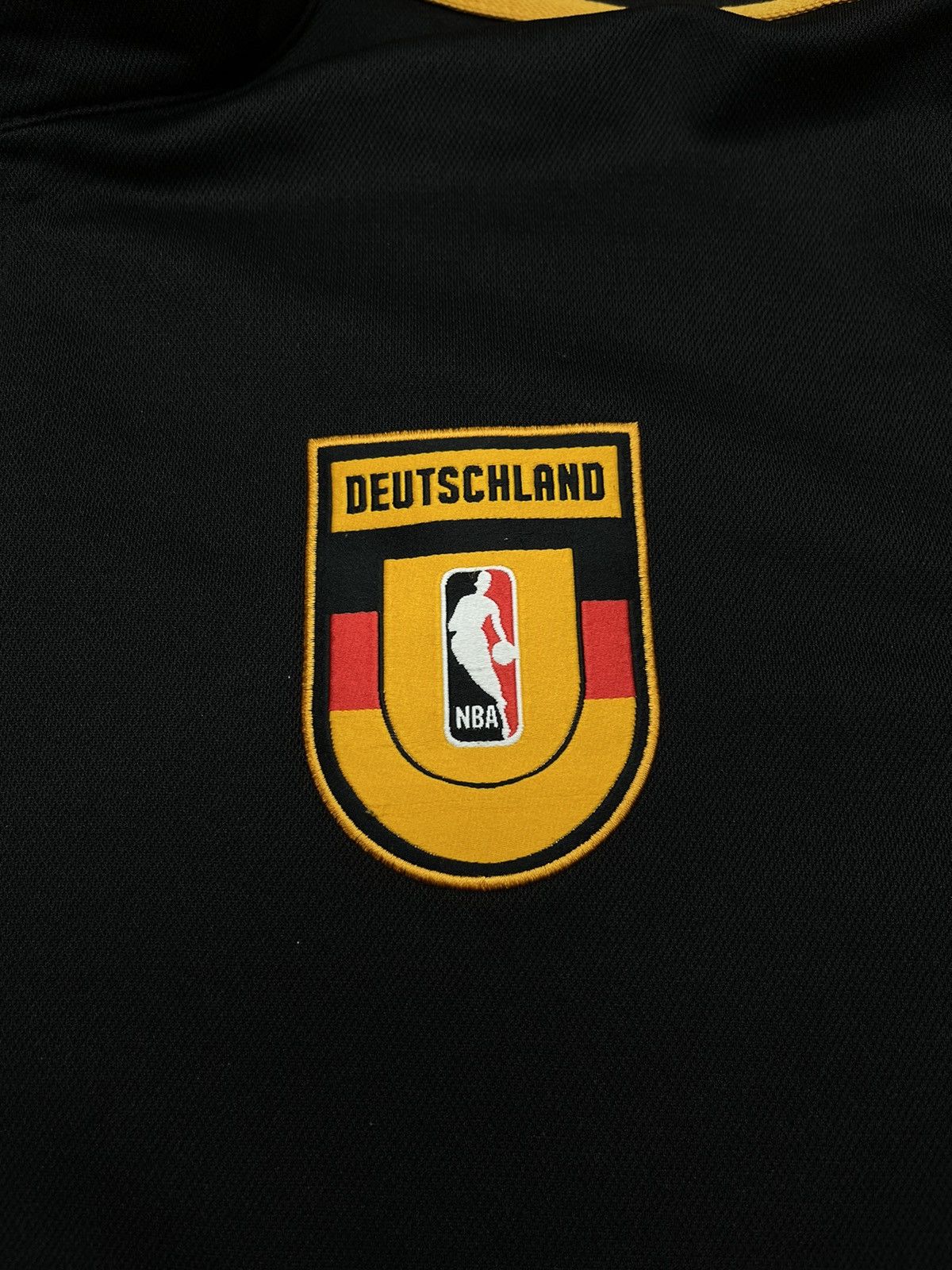 Adidas Vintage Adidas NBA Deutschland Track Jacket Black Size US M / EU 48-50 / 2 - 6 Thumbnail