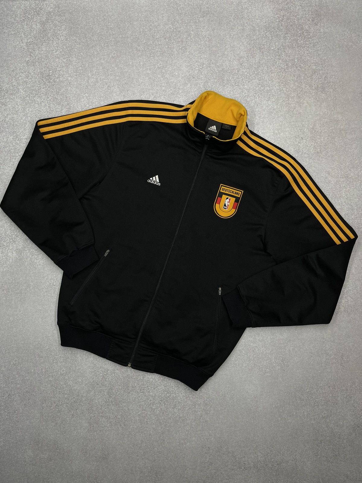 Vintage Adidas NBA Deutschland Track Jacket jersey size m-l