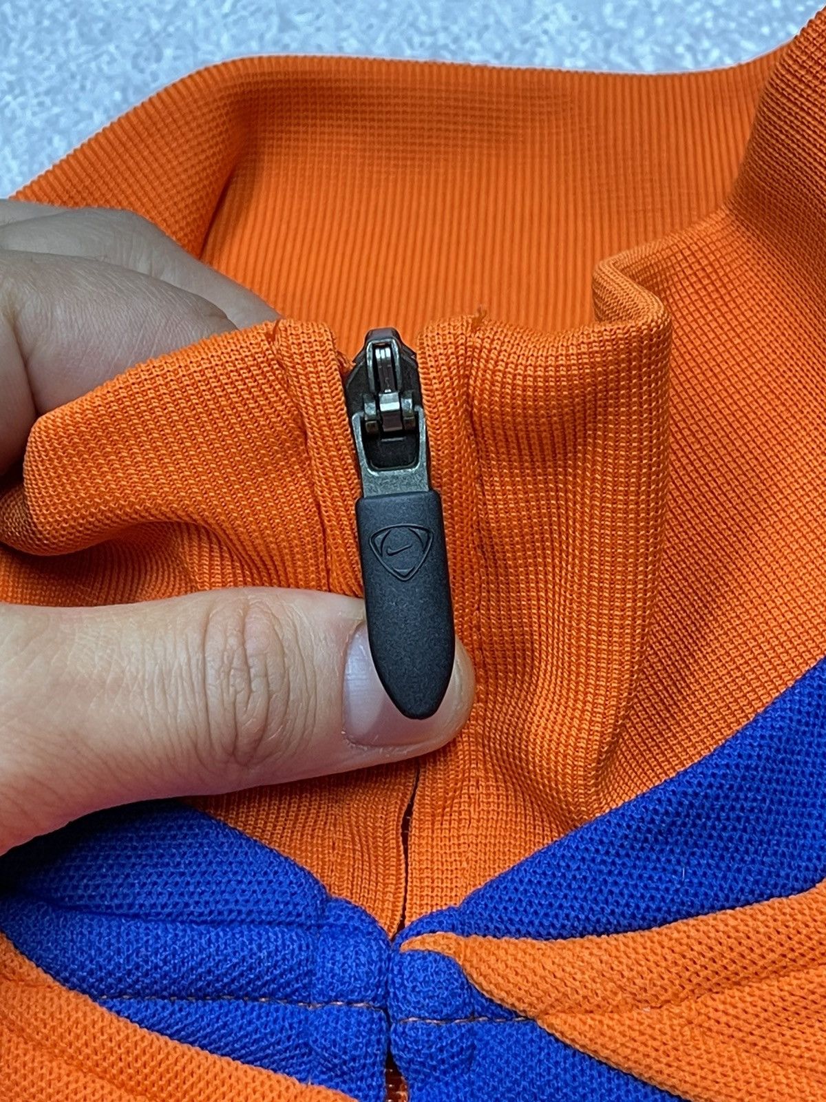 Nike × Vintage Vintage Nike KNVB Nederland Track Jacket Soccer Jersey Rare Size US S / EU 44-46 / 1 - 7 Thumbnail