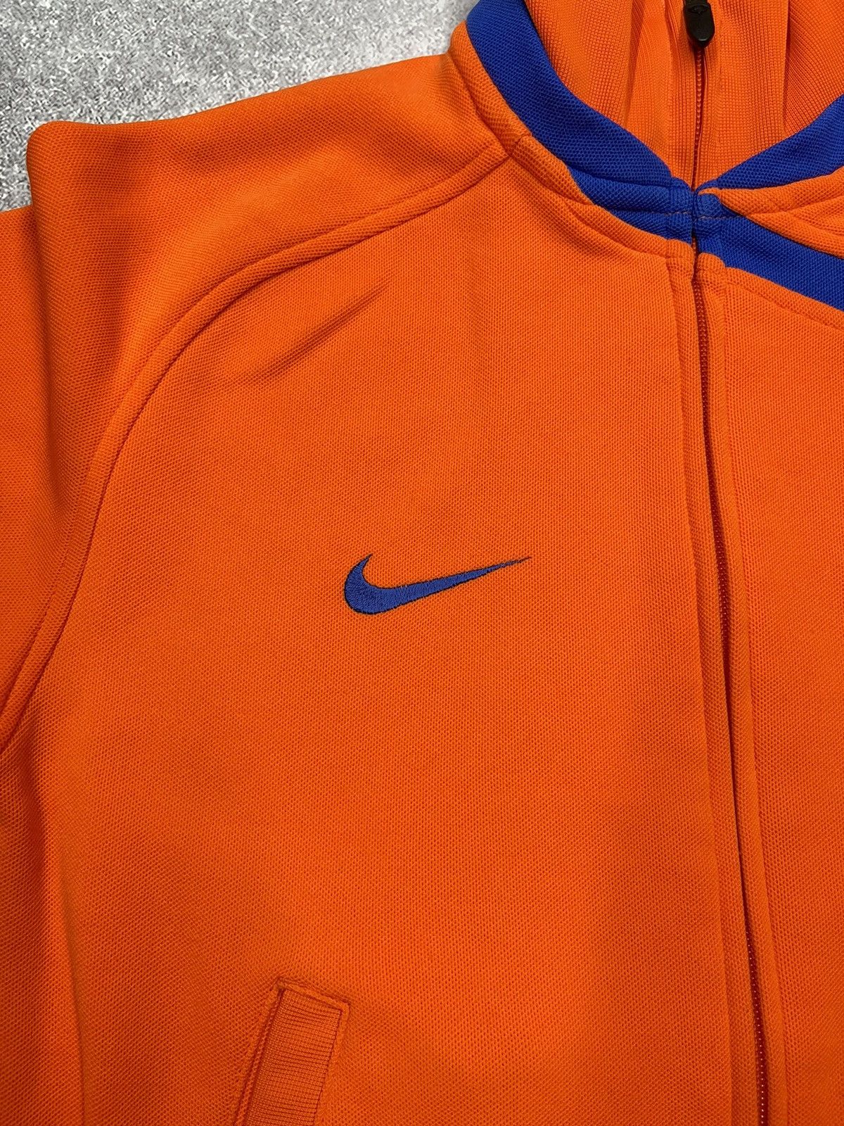 Nike × Vintage Vintage Nike KNVB Nederland Track Jacket Soccer Jersey Rare Size US S / EU 44-46 / 1 - 5 Thumbnail