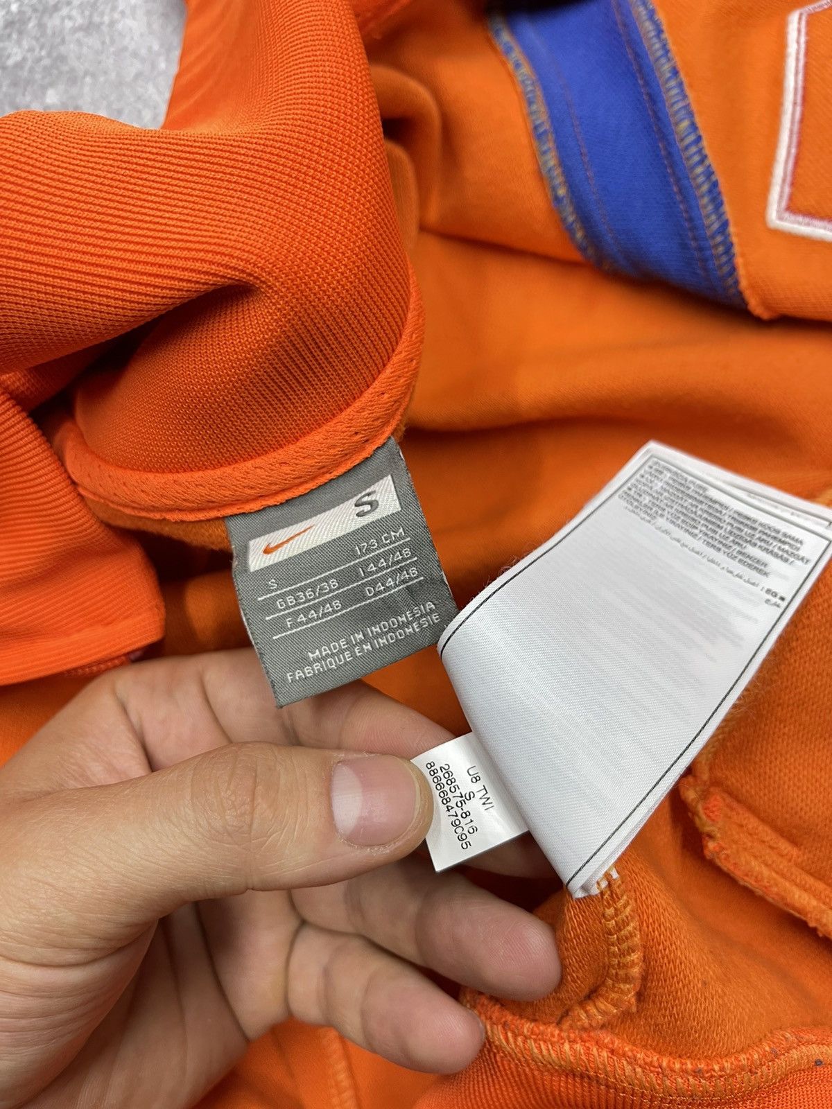 Nike × Vintage Vintage Nike KNVB Nederland Track Jacket Soccer Jersey Rare Size US S / EU 44-46 / 1 - 9 Thumbnail