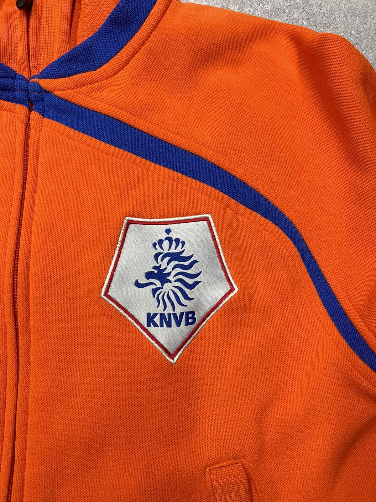 Nike × Vintage Vintage Nike KNVB Nederland Track Jacket Soccer Jersey Rare Size US S / EU 44-46 / 1 - 4 Thumbnail
