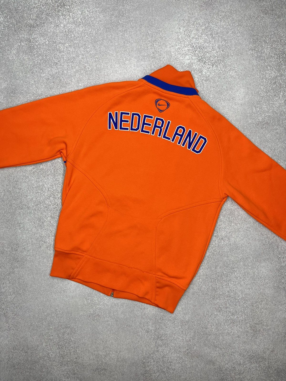 Nike × Vintage Vintage Nike KNVB Nederland Track Jacket Soccer Jersey Rare Size US S / EU 44-46 / 1 - 2 Thumbnail
