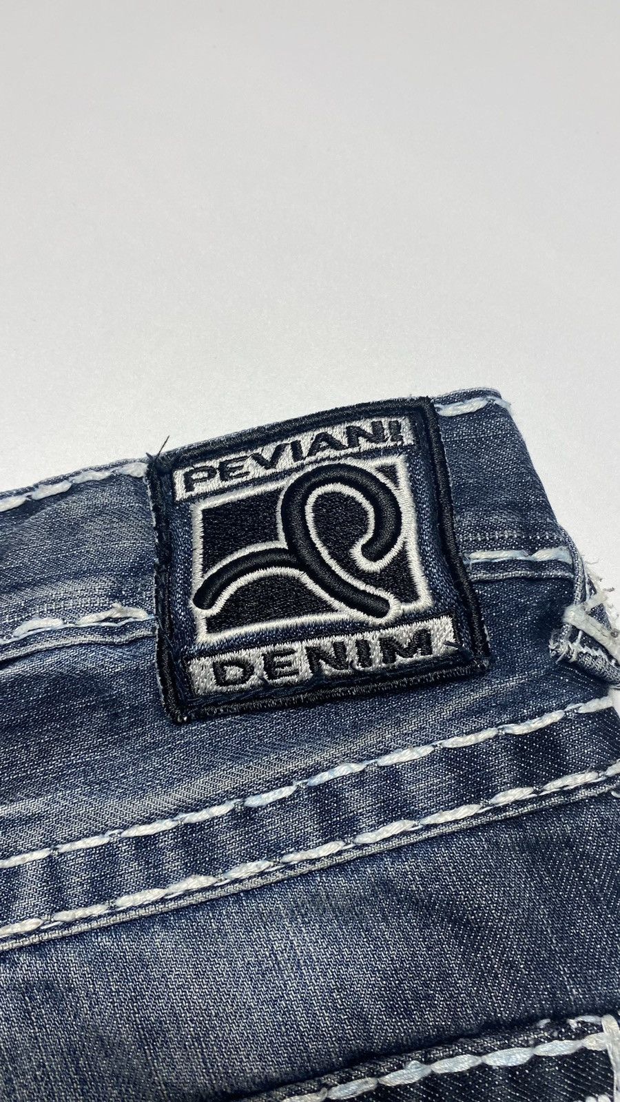 Vintage Vintage Peavini jeans Chrome Hearts True Religion style Size US 30 / EU 46 - 5 Thumbnail
