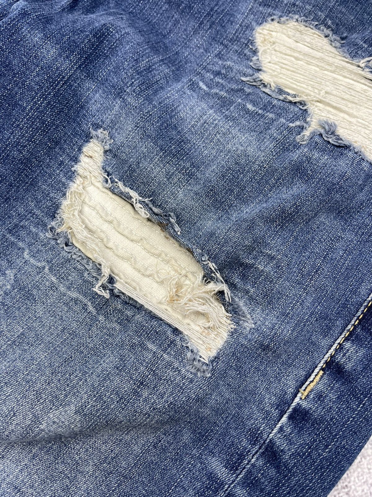 True Religion × Vintage Mens True Religion Rocco Bikes Denim Jeans Vintage Y2K Size US 34 / EU 50 - 13 Thumbnail