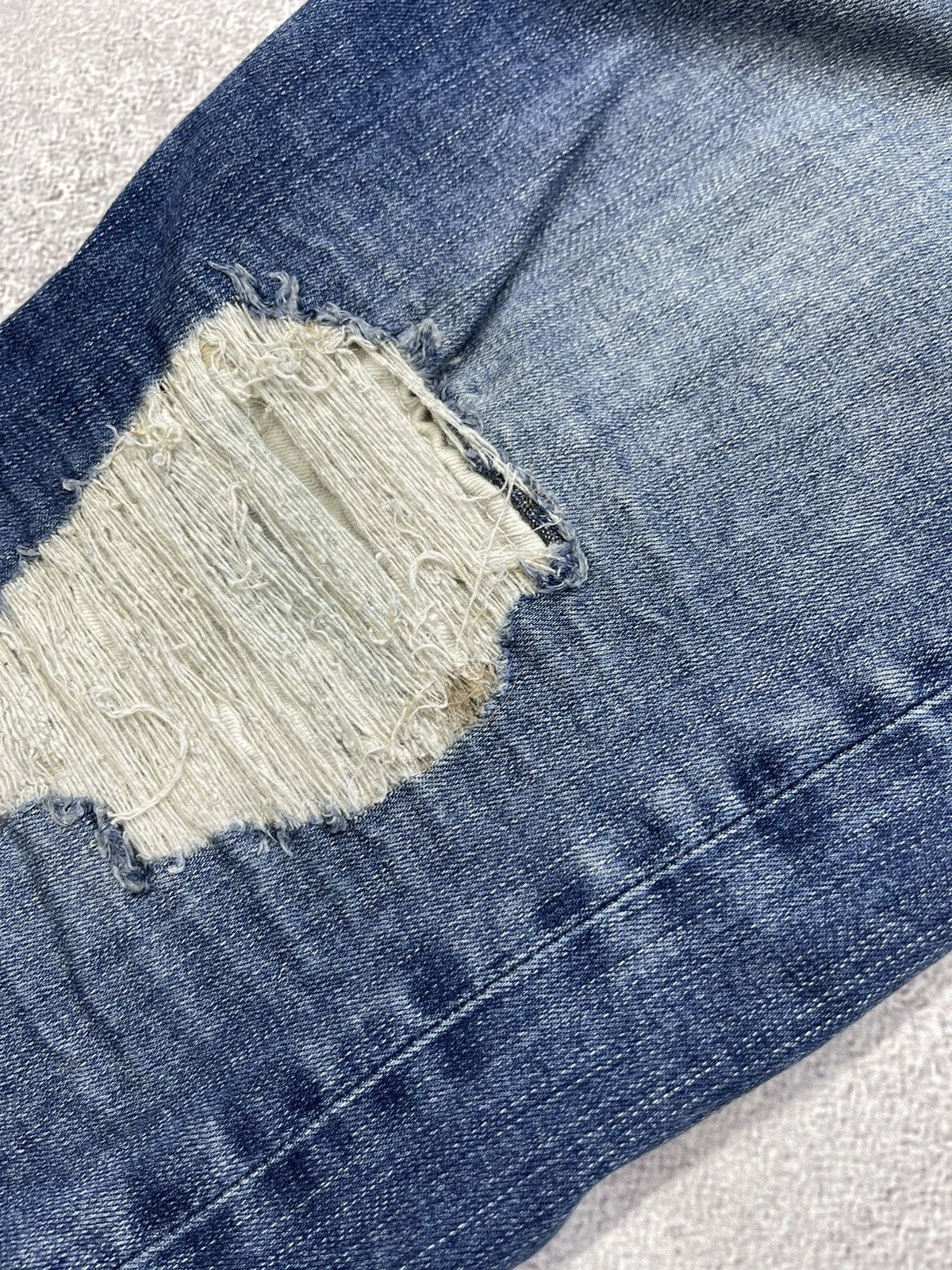 True Religion × Vintage Mens True Religion Rocco Bikes Denim Jeans Vintage Y2K Size US 34 / EU 50 - 12 Thumbnail